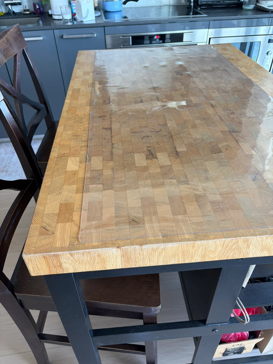 IKEA Kitchen Island with 2 Stools - photo 3