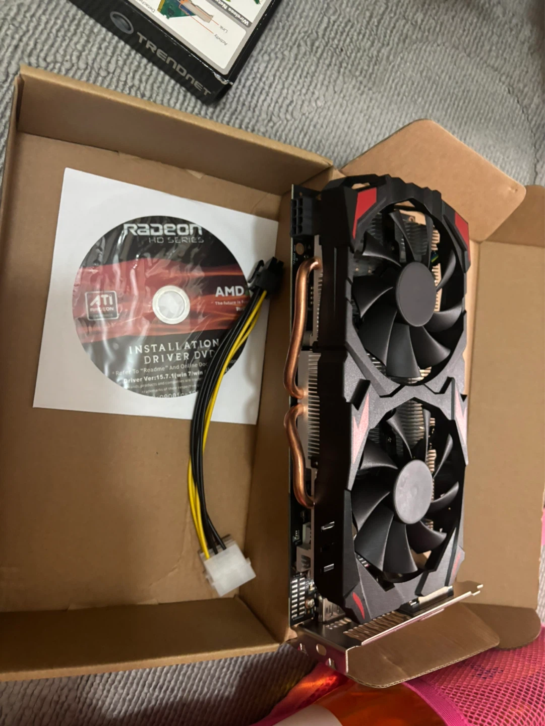 AMD Radeon HD Series Graphics Card with Driver DVD