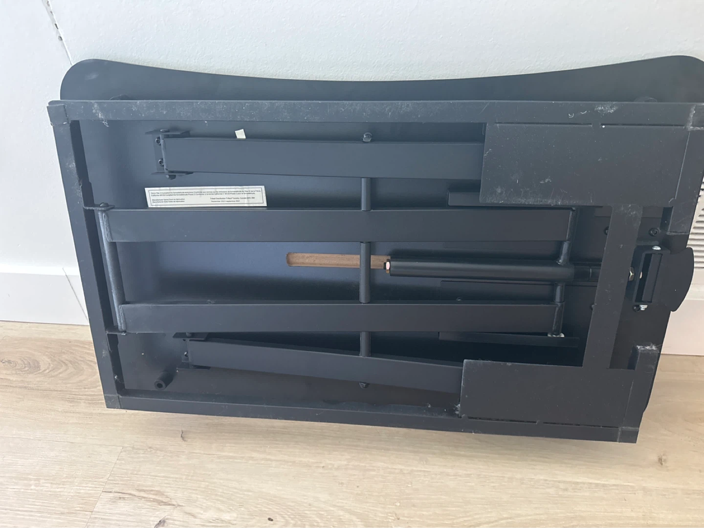 Black Adjustable Standing Desk Converter - photo 4