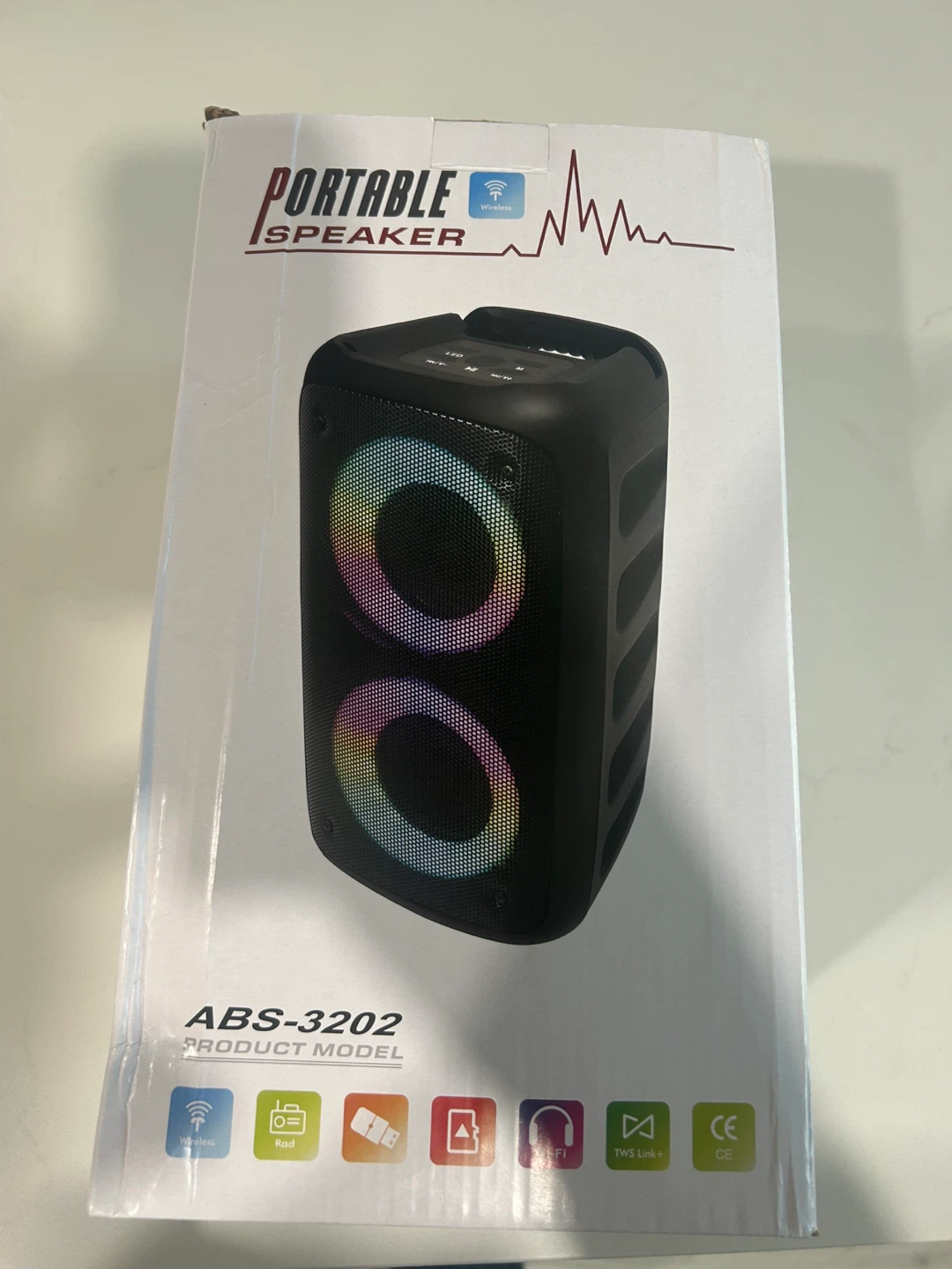 Portable Wireless Speaker ABS-3202 with Microphone - photo 2