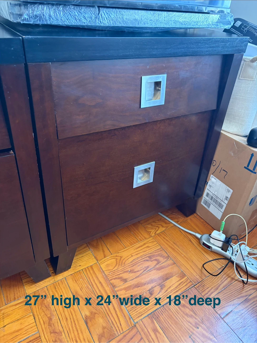 Moving sale- 2 night tables - photo 3