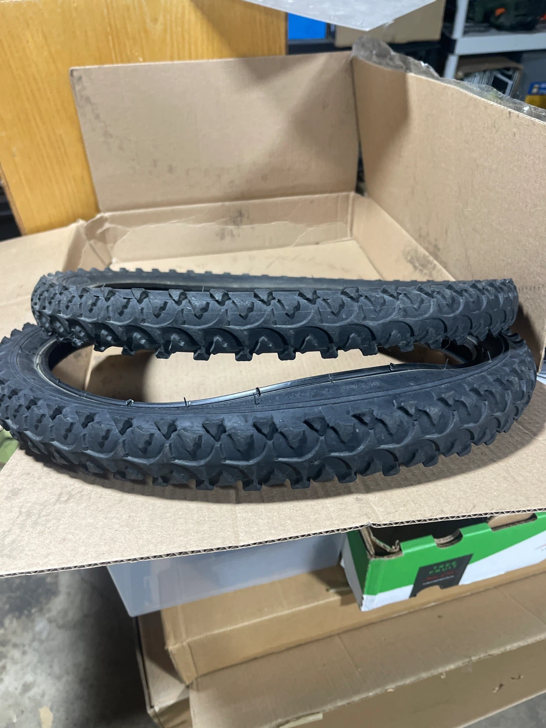 20” BMX tires.  Good to go