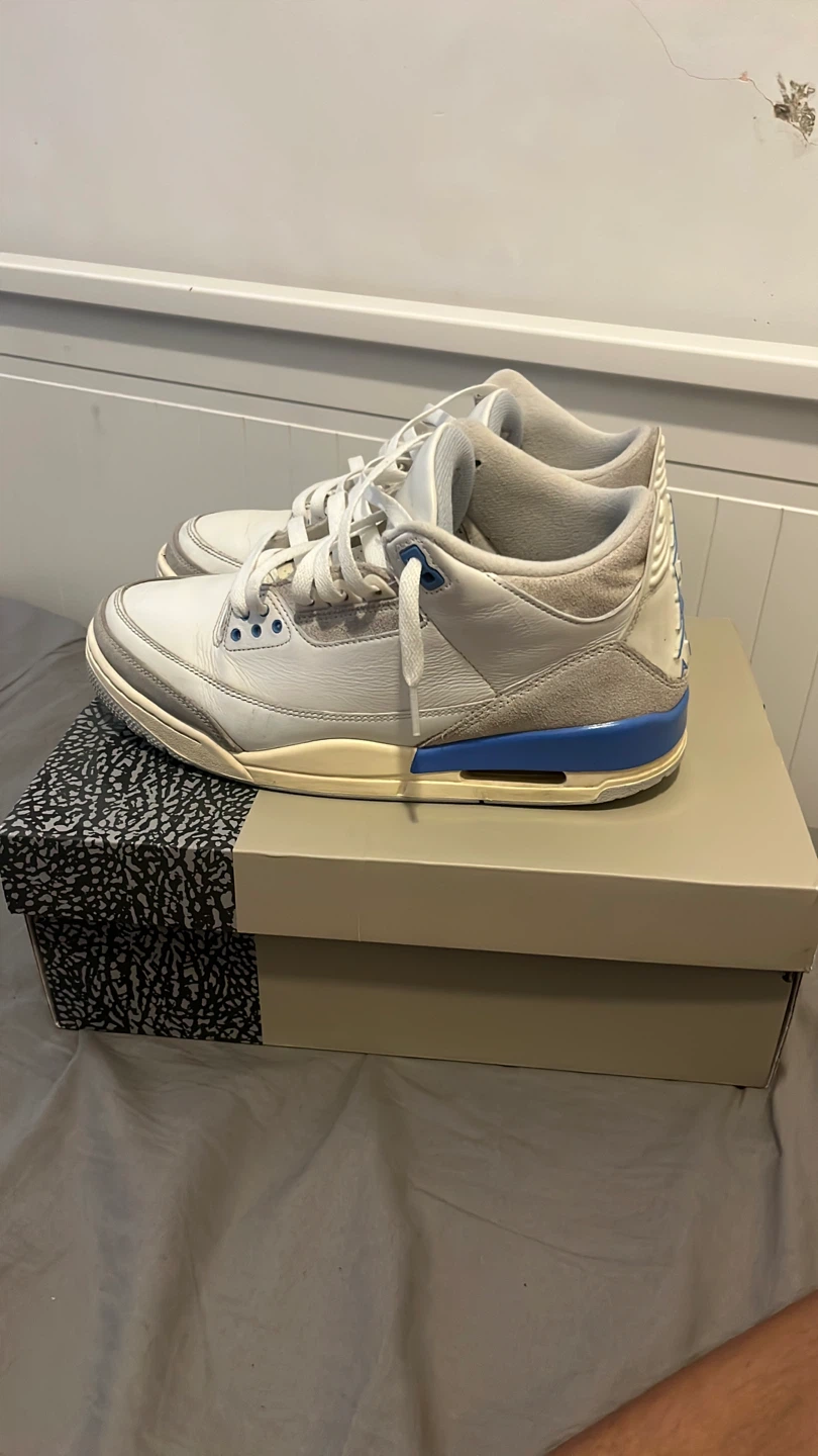 Jordan 3 "True Blue" Sneakers - photo 4