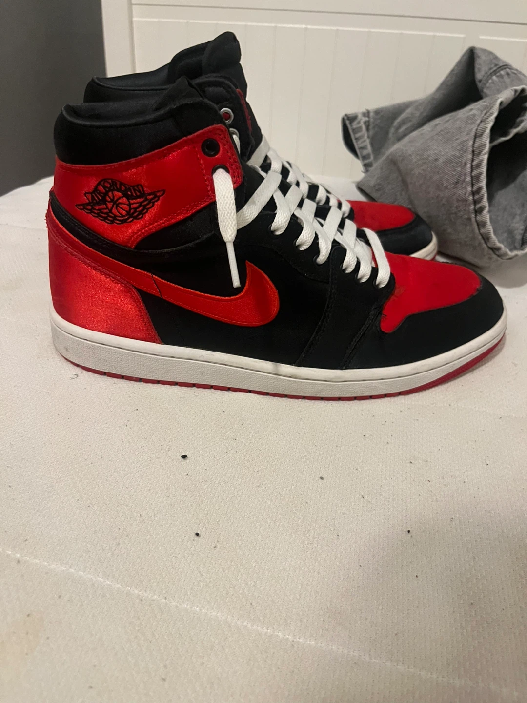 Nike Air Jordan 1 High OG Satin Sneakers - photo 4