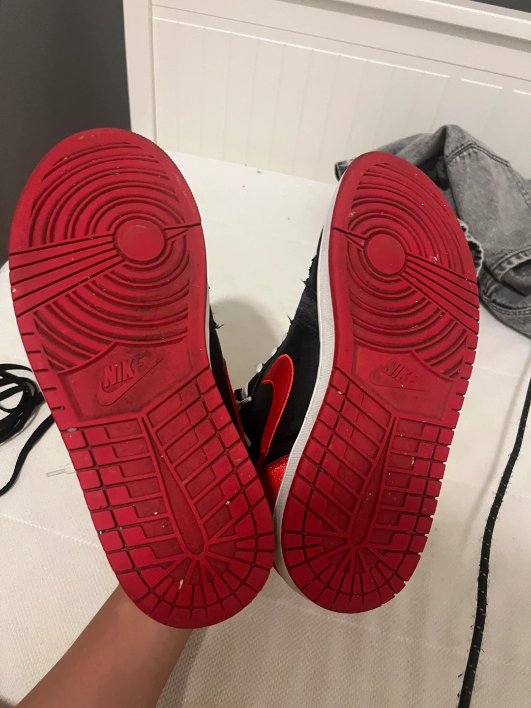 Nike Air Jordan 1 High OG Satin Sneakers - photo 5
