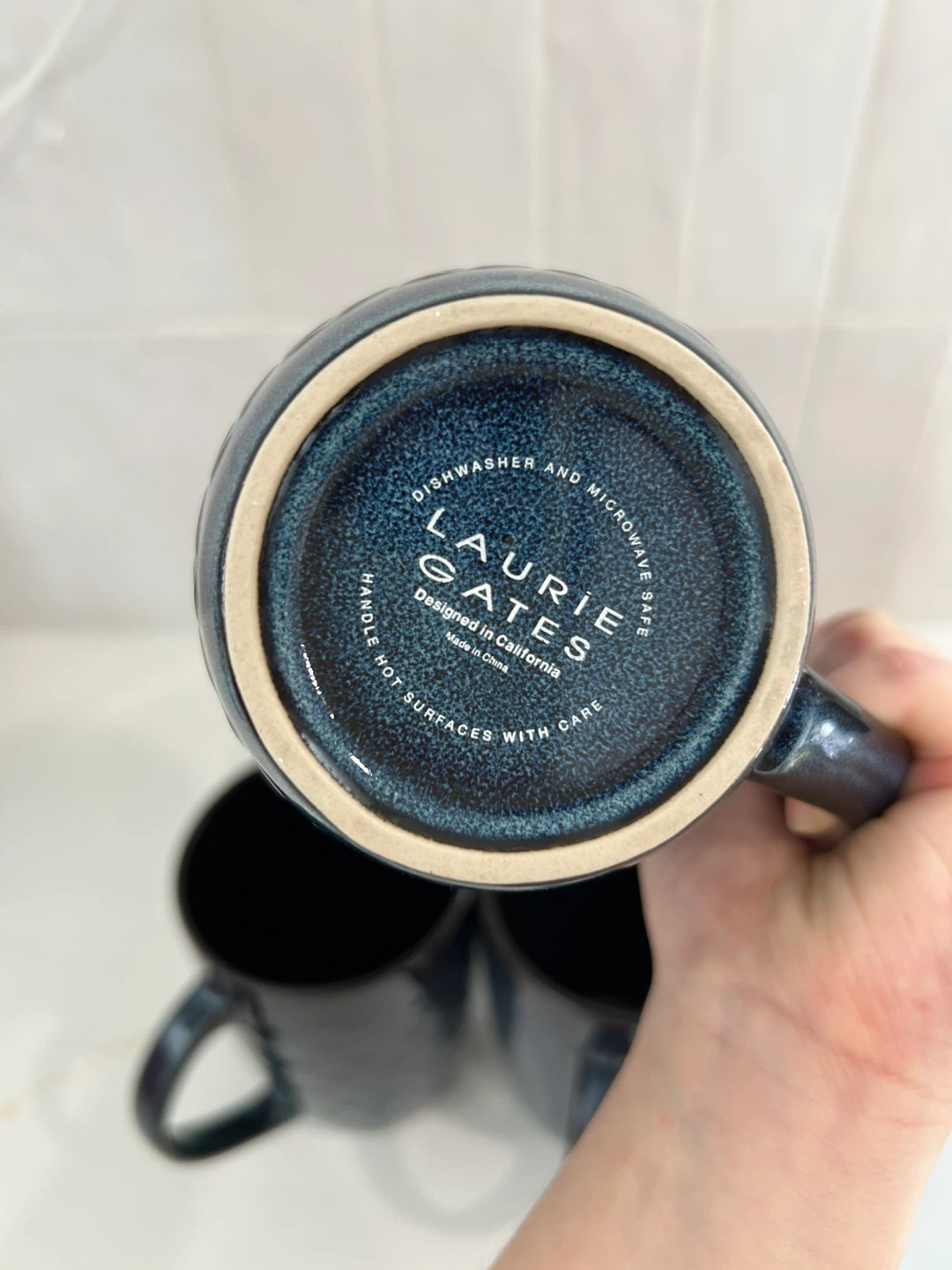 Laurie Gates Blue Patterned Mugs - Set of 4 - photo 4