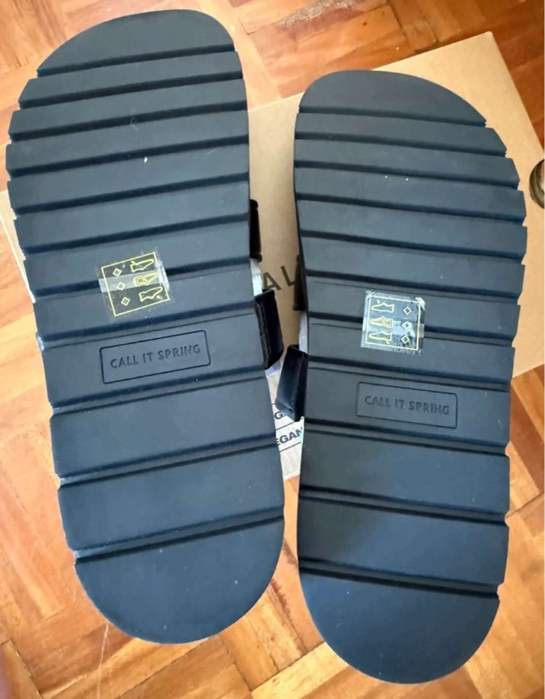 Call It Spring Black Slides - Size 10 (Never Used) - photo 2