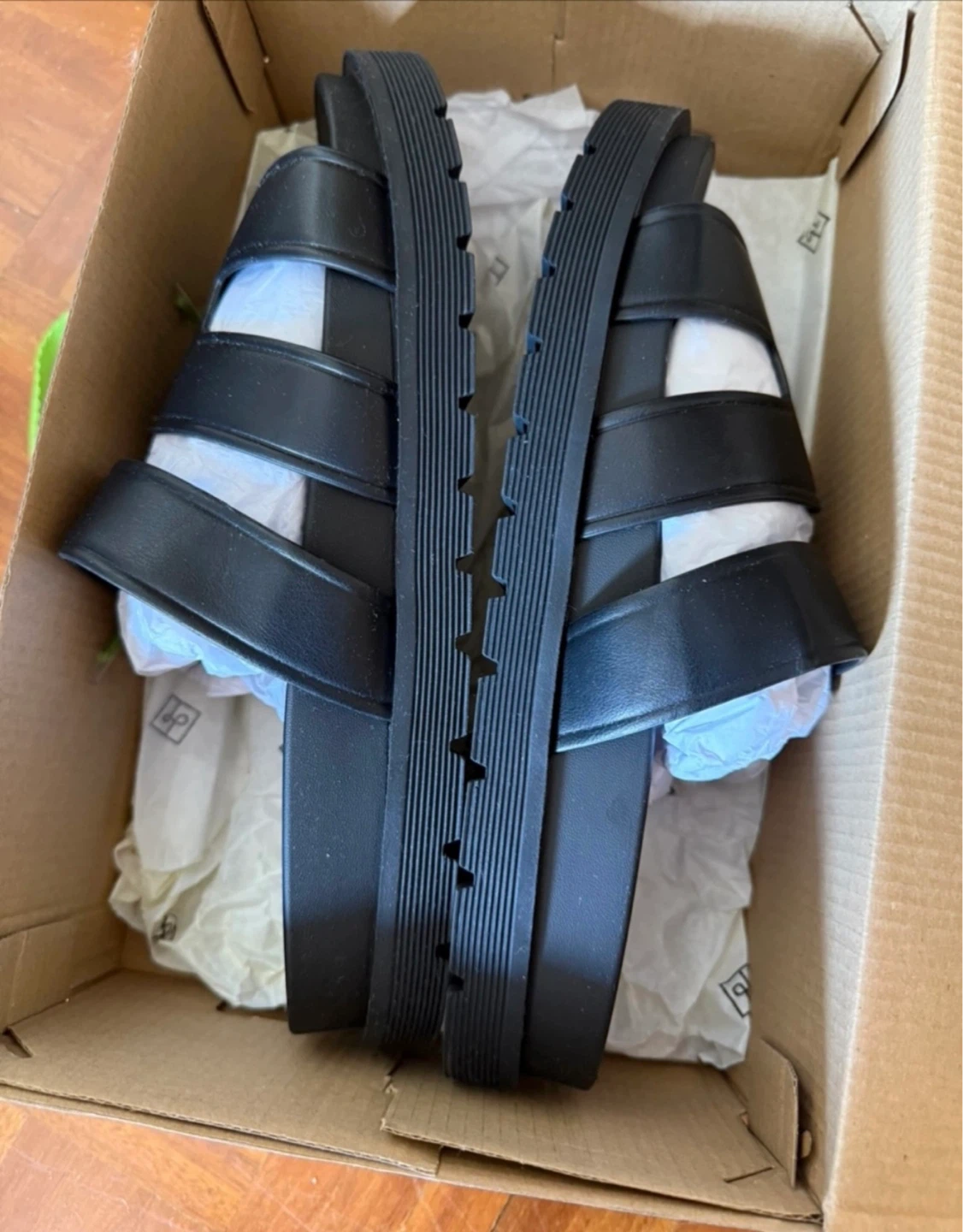 Call It Spring Black Slides - Size 10 (Never Used) - photo 5