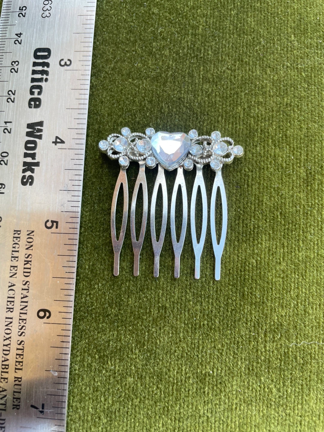 Decorative Heart Hair Comb