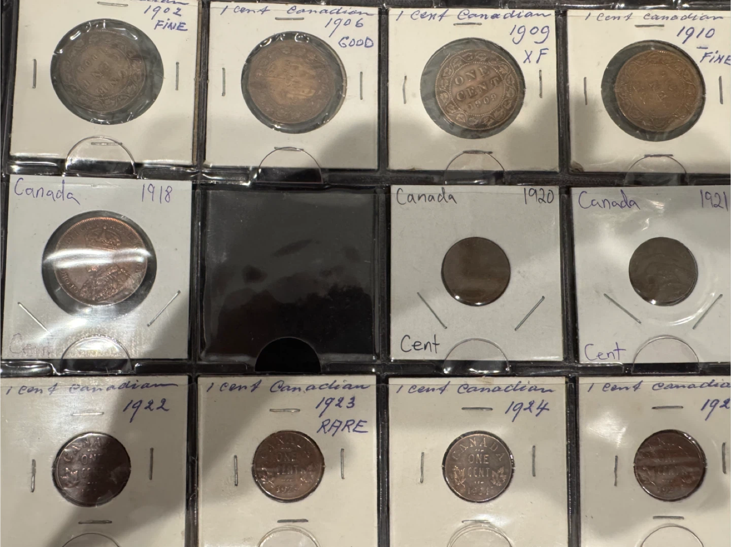 Canadian Large/Small Cent Collection - photo 4