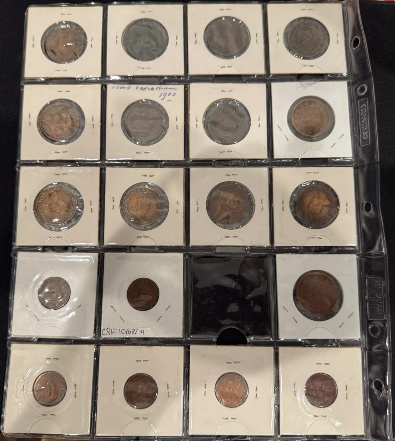 Canadian Large/Small Cent Collection - photo 2