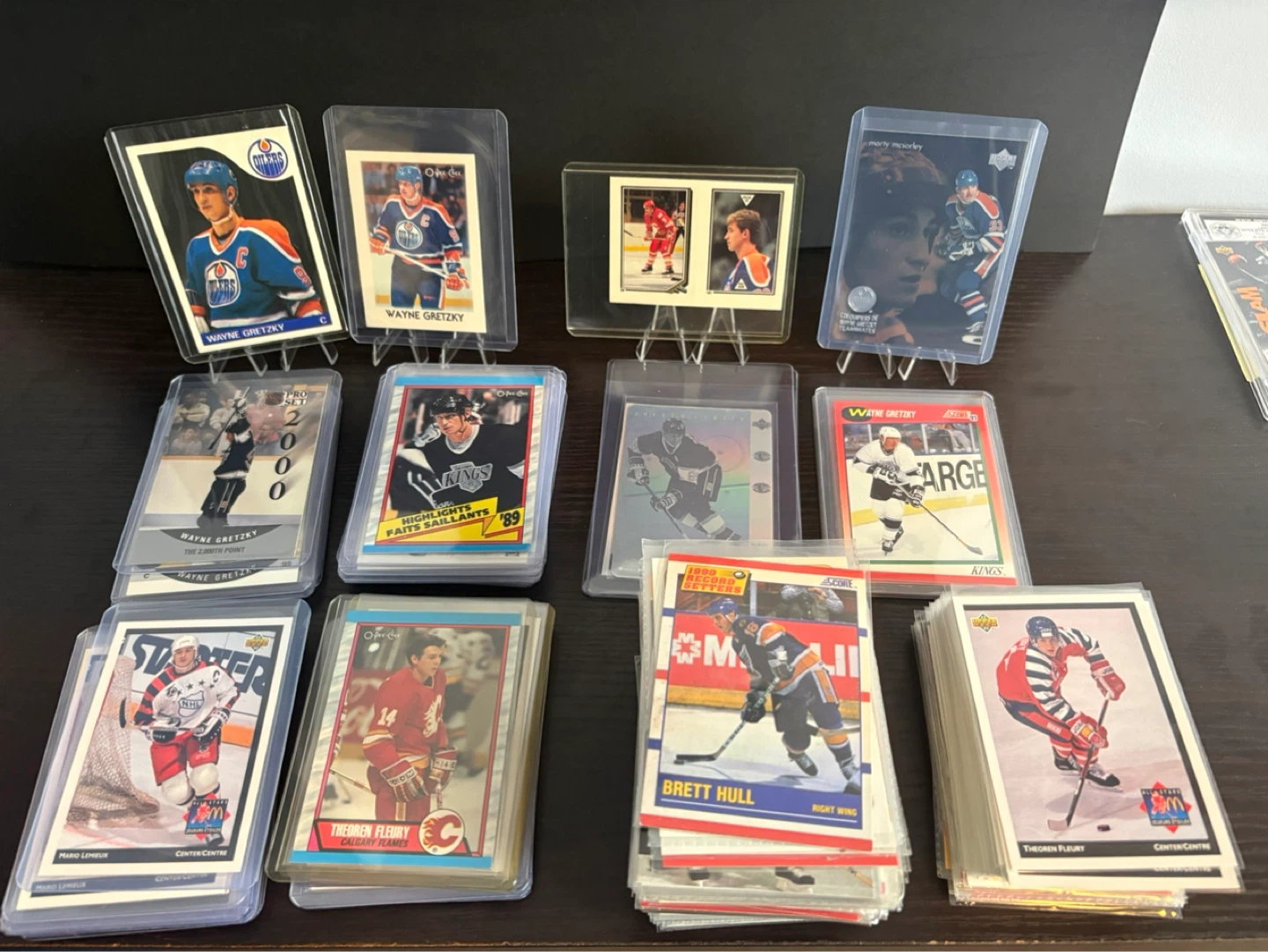 Wayne Gretzky, Mario Lemieux & Vintage Hockey Card Collection
