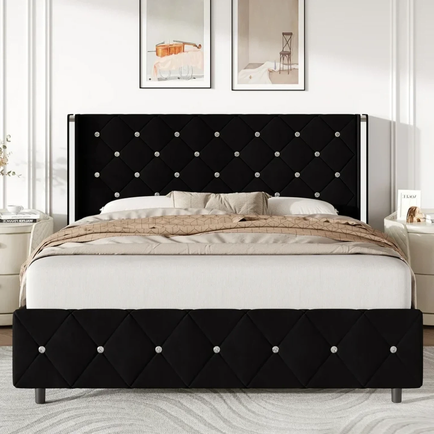 4 EVER WINNER Tufted Full Bed Frame - photo 2