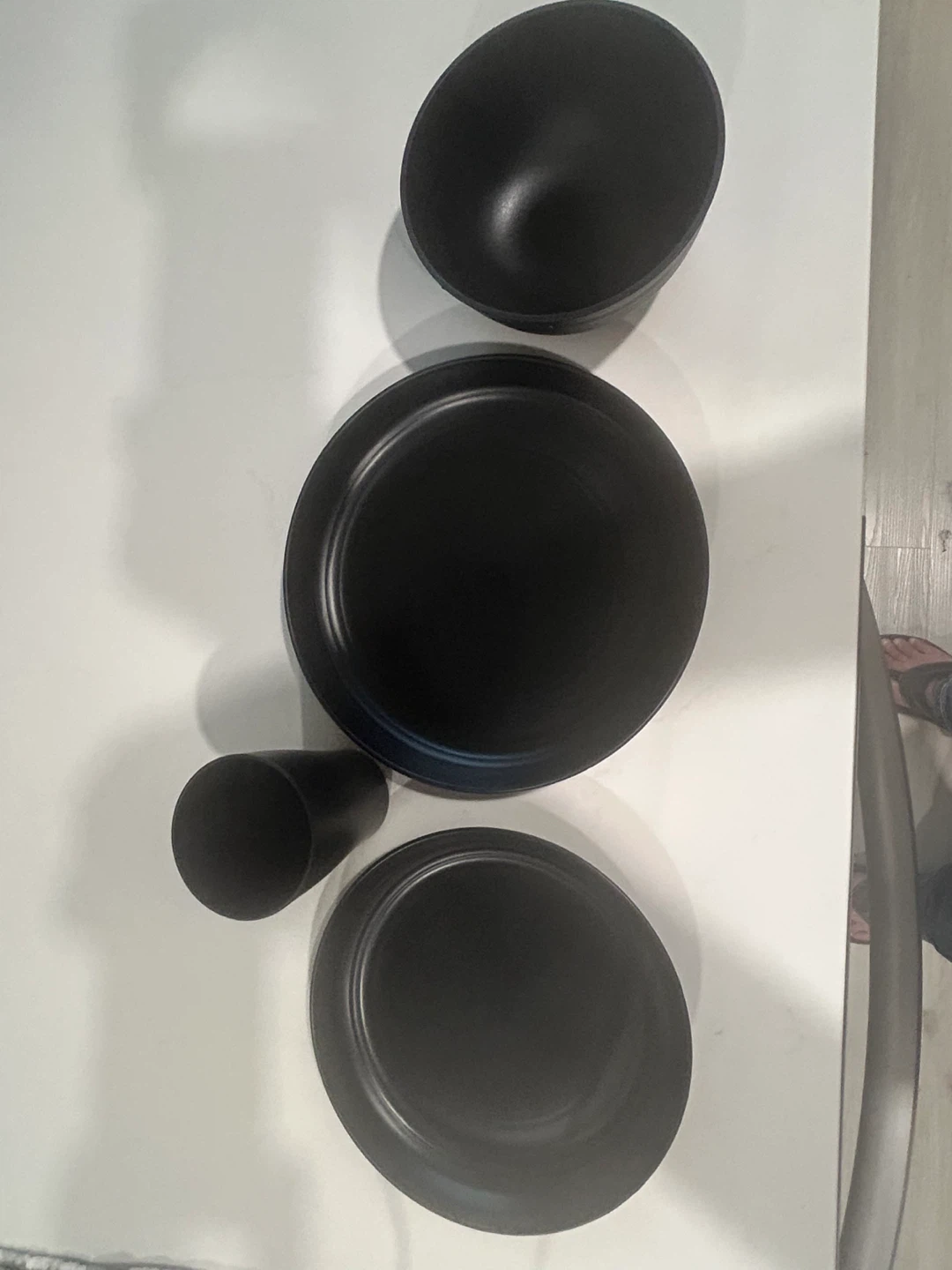 Black Dinnerware Set - 16 Pieces - photo 2