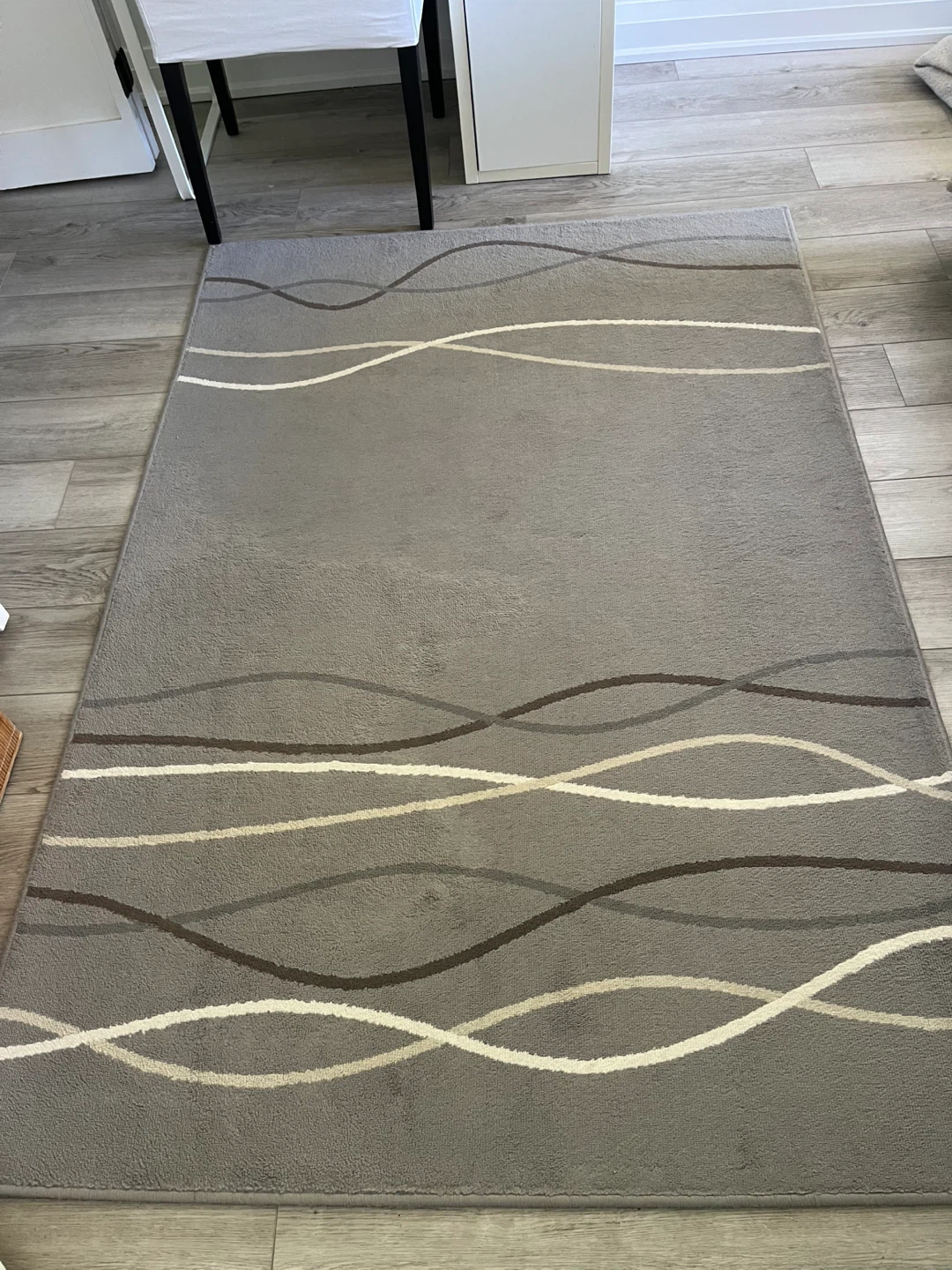 ÖLHOLM Low Pile Rug Gray 133 cm x 195 cm