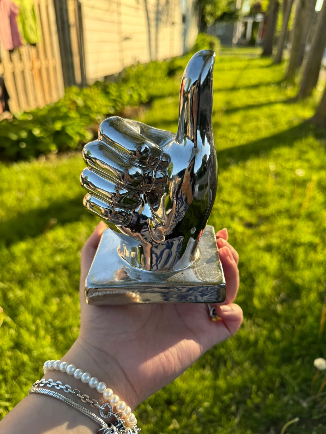 Thumbs Up Decorative Figurine
