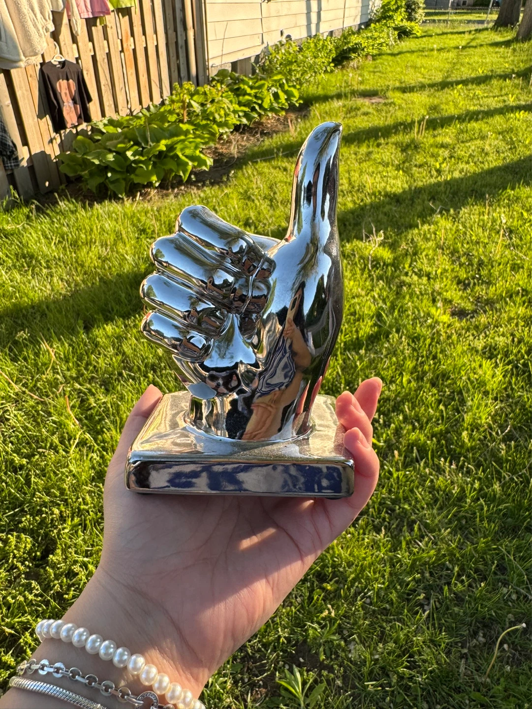 Thumbs Up Decorative Figurine - photo 2