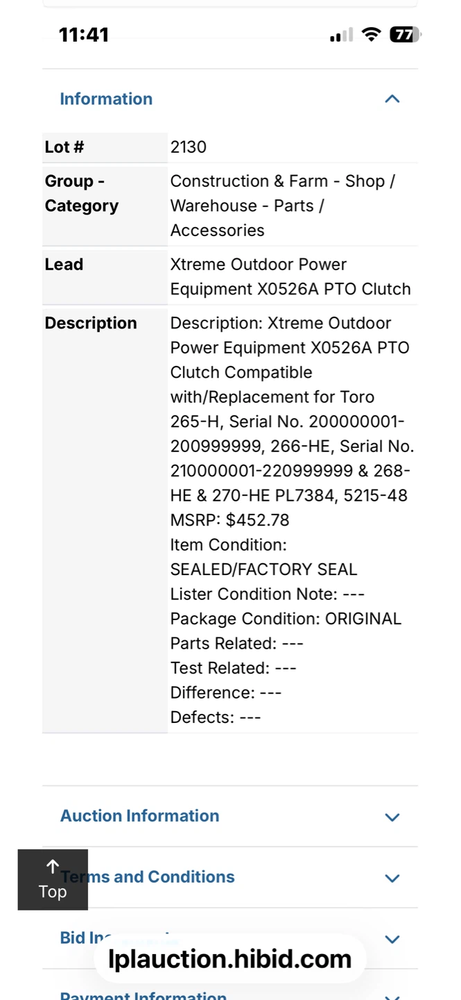 Xtreme Outdoor Power Equipment X0526A PTO Clutch - photo 3