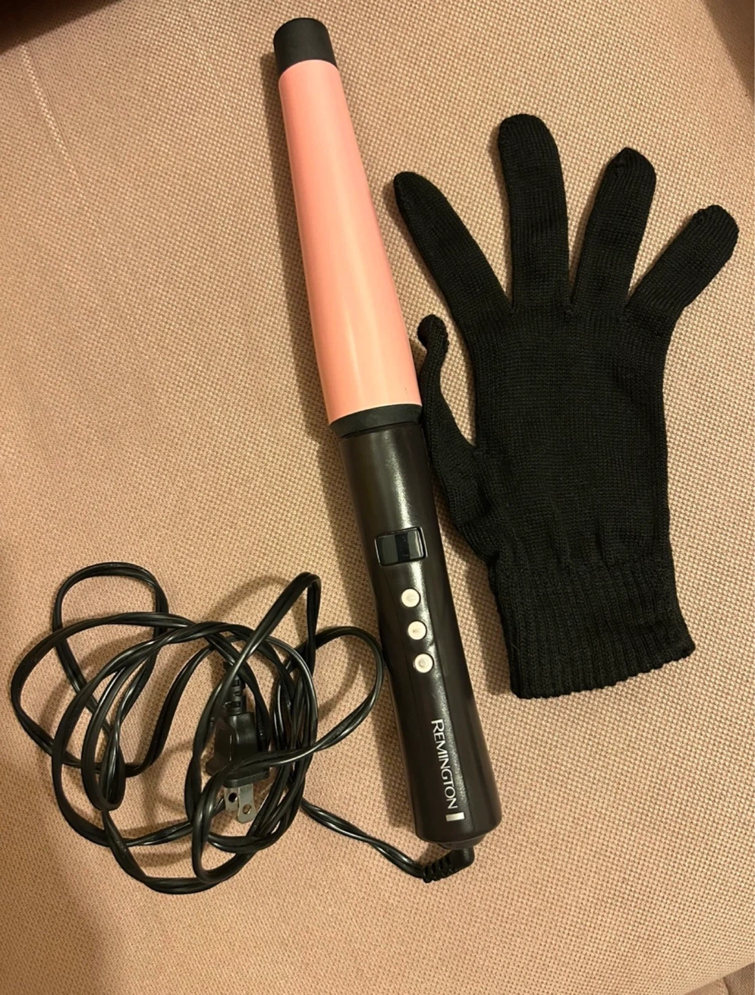 Remington Digital Curling Wand - Pink