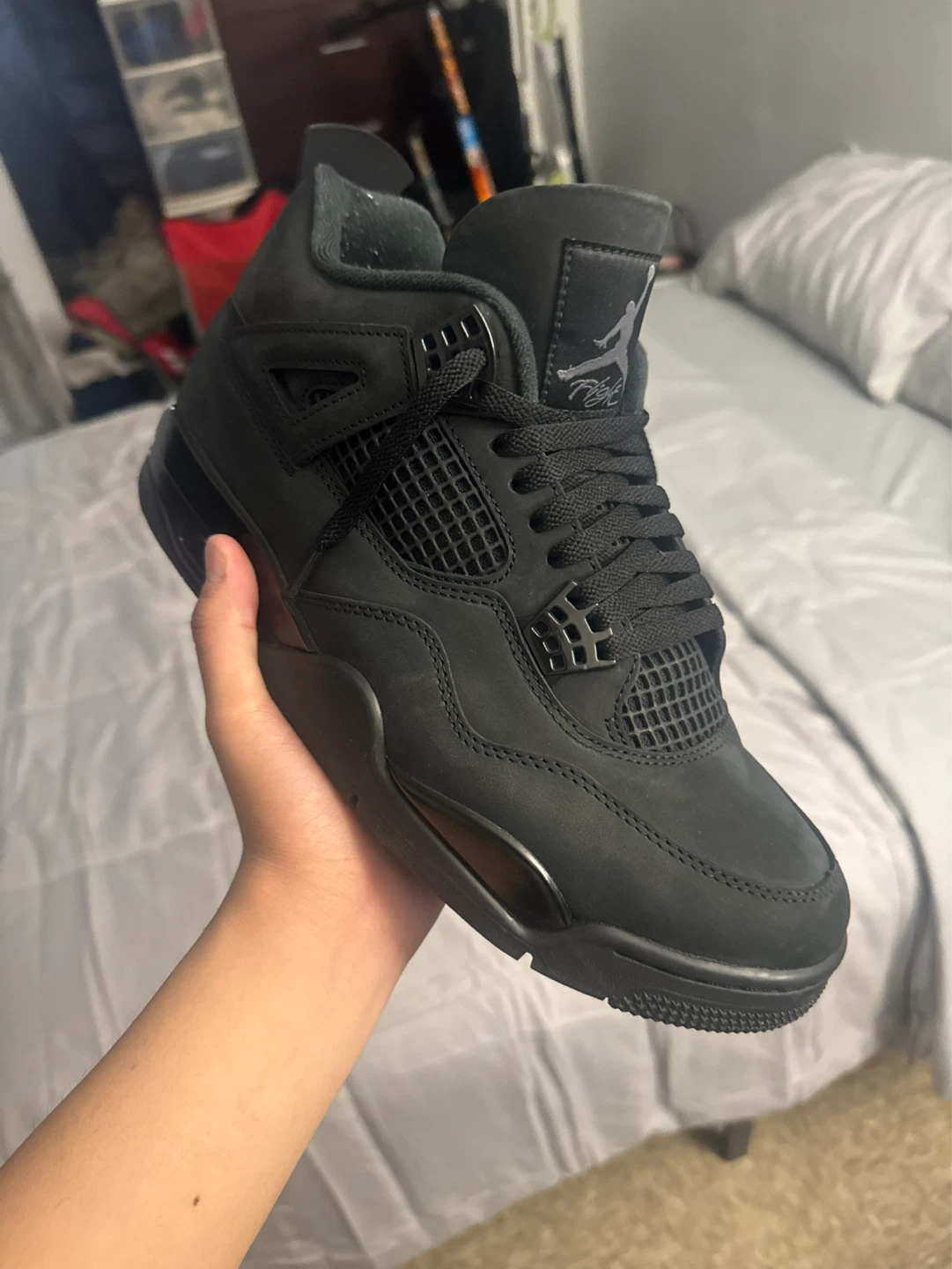 Jordan 4 "Black Cat" size 12