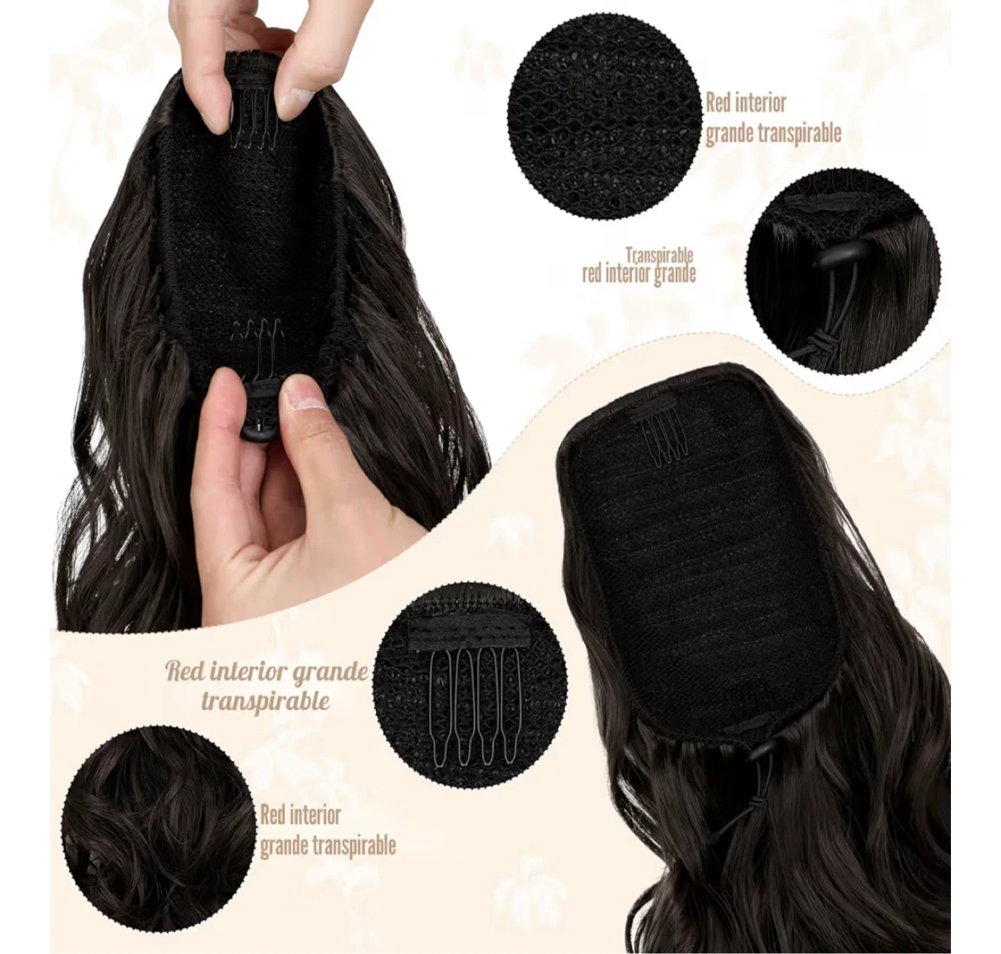Wavy Clip-In Ponytail Extension - photo 2