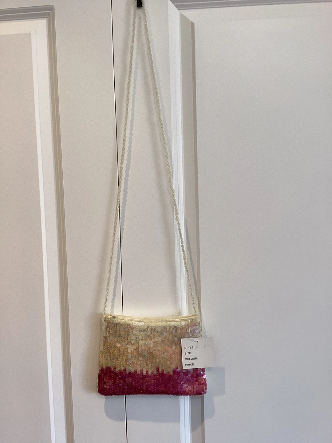 SEQUIN DECORATED SHOULDER BAG - photo 3