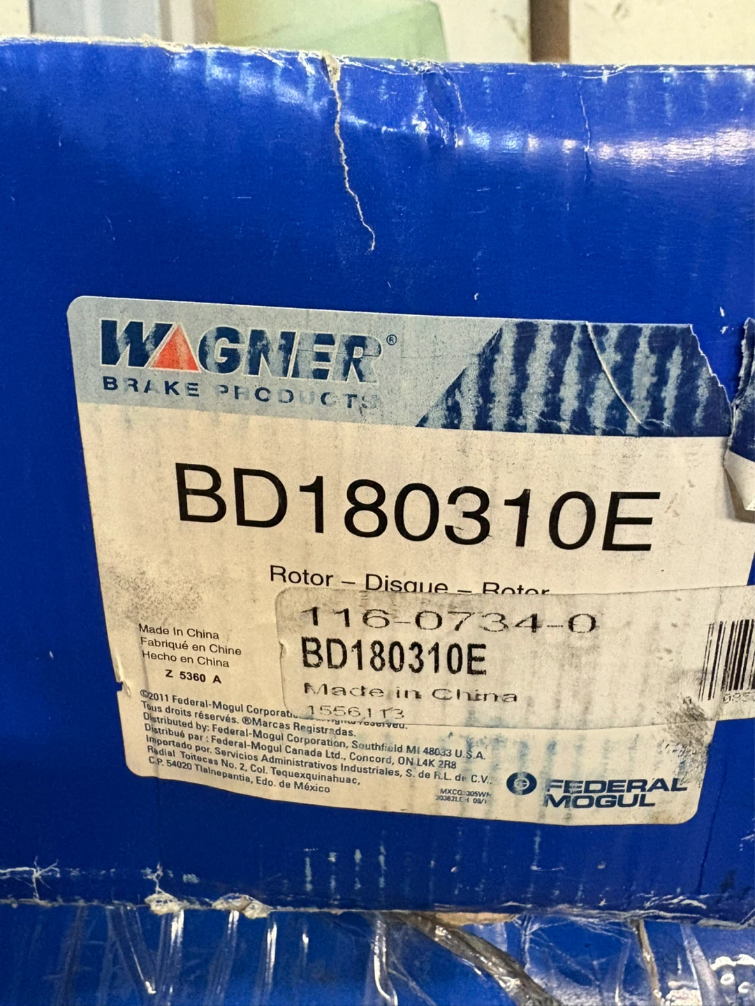 Wagner BD180310E Premium Brake Rotor