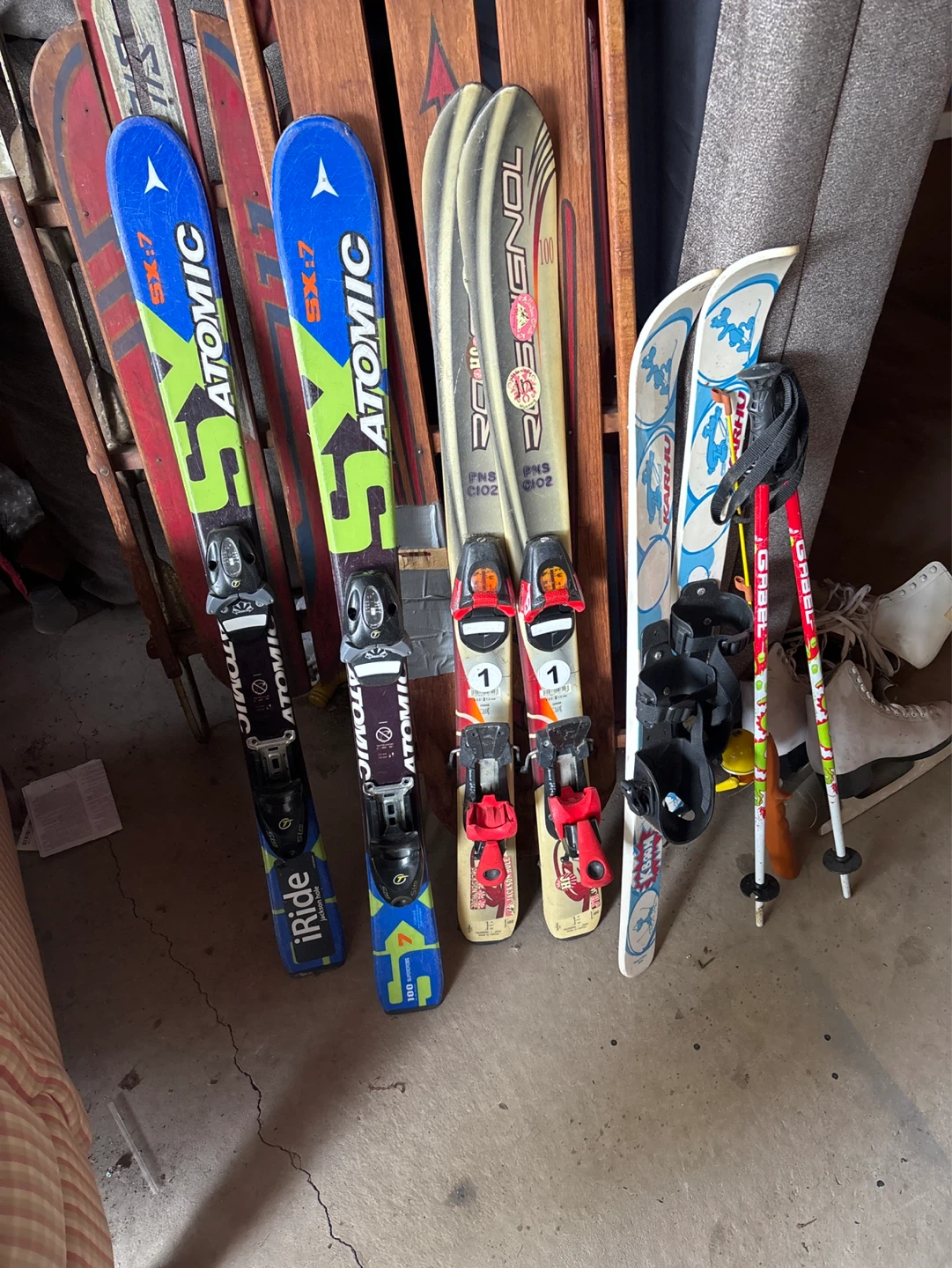 Skis $25 for them all