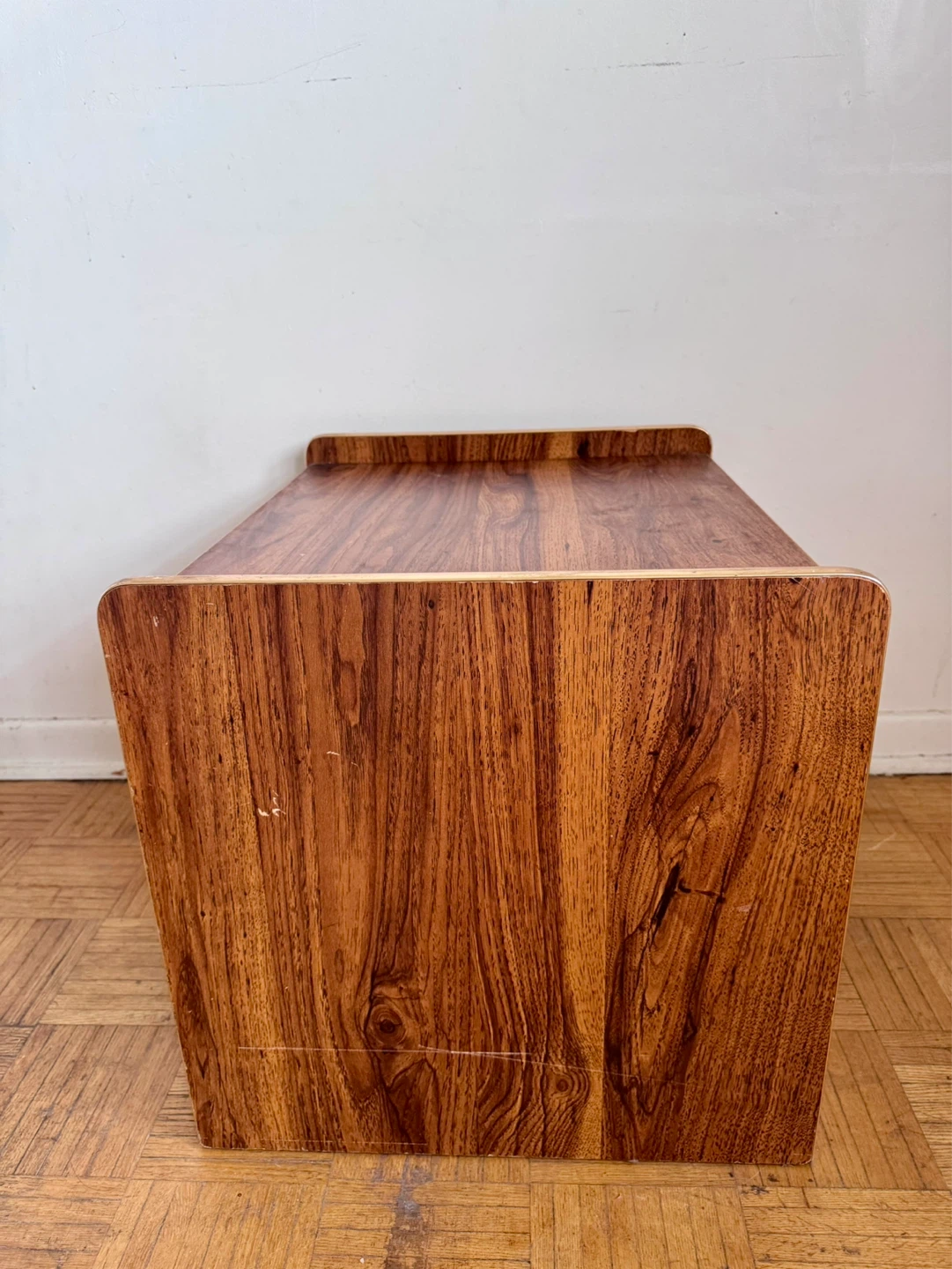 Vintage Wood Side Table - photo 2