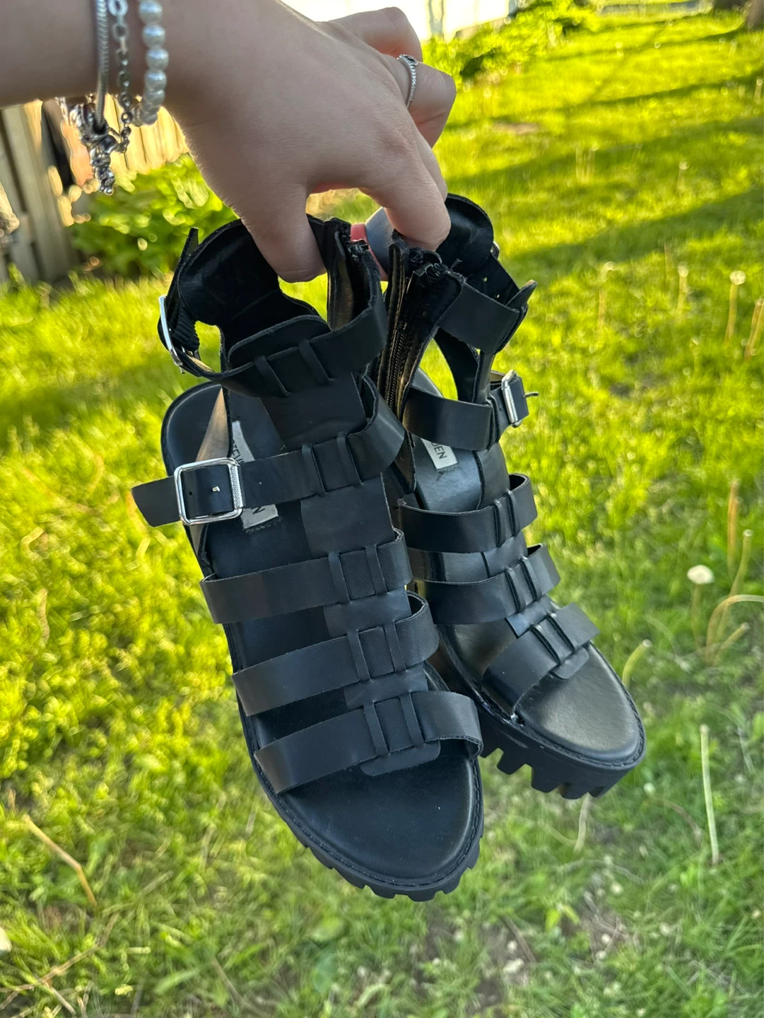 Steve Madden Black Gladiator Sandals - photo 2