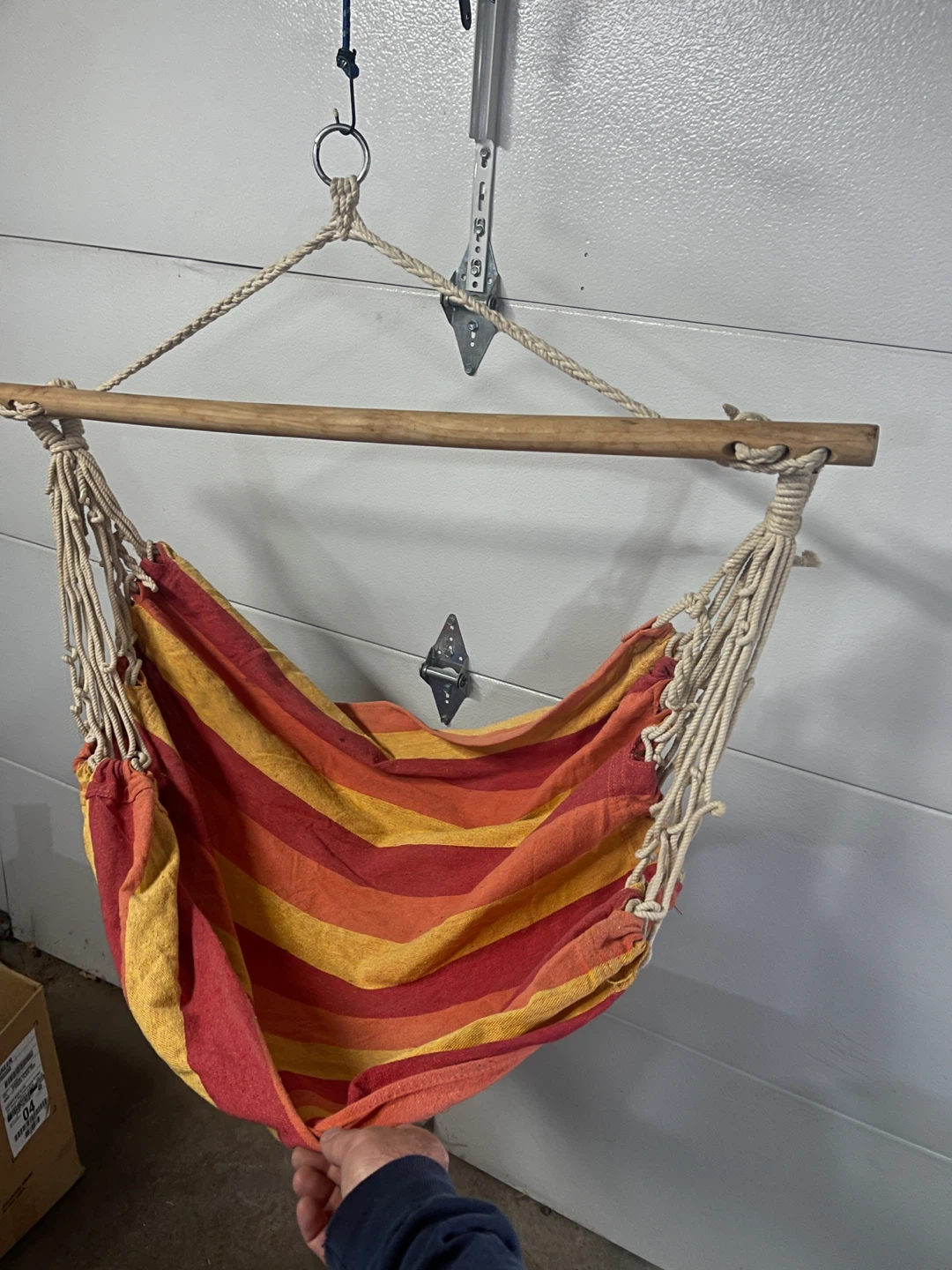 Hanging hammock chair. Get your swing on!