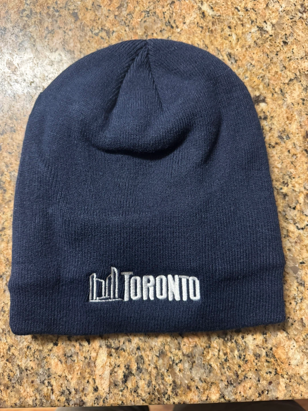 Navy City of Toronto Beanie Hat