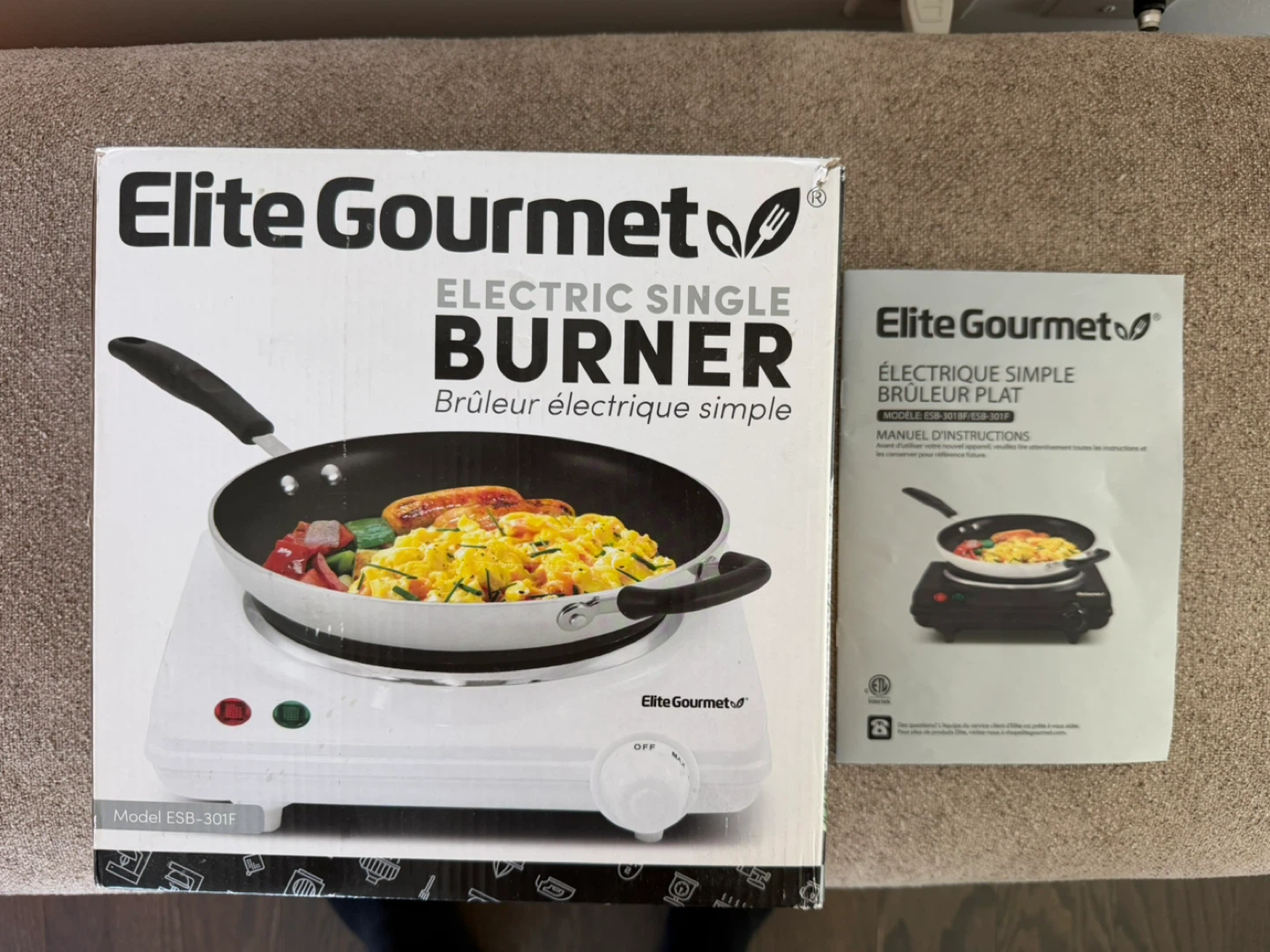 Brand New Elite Gourmet Single Electric Burner