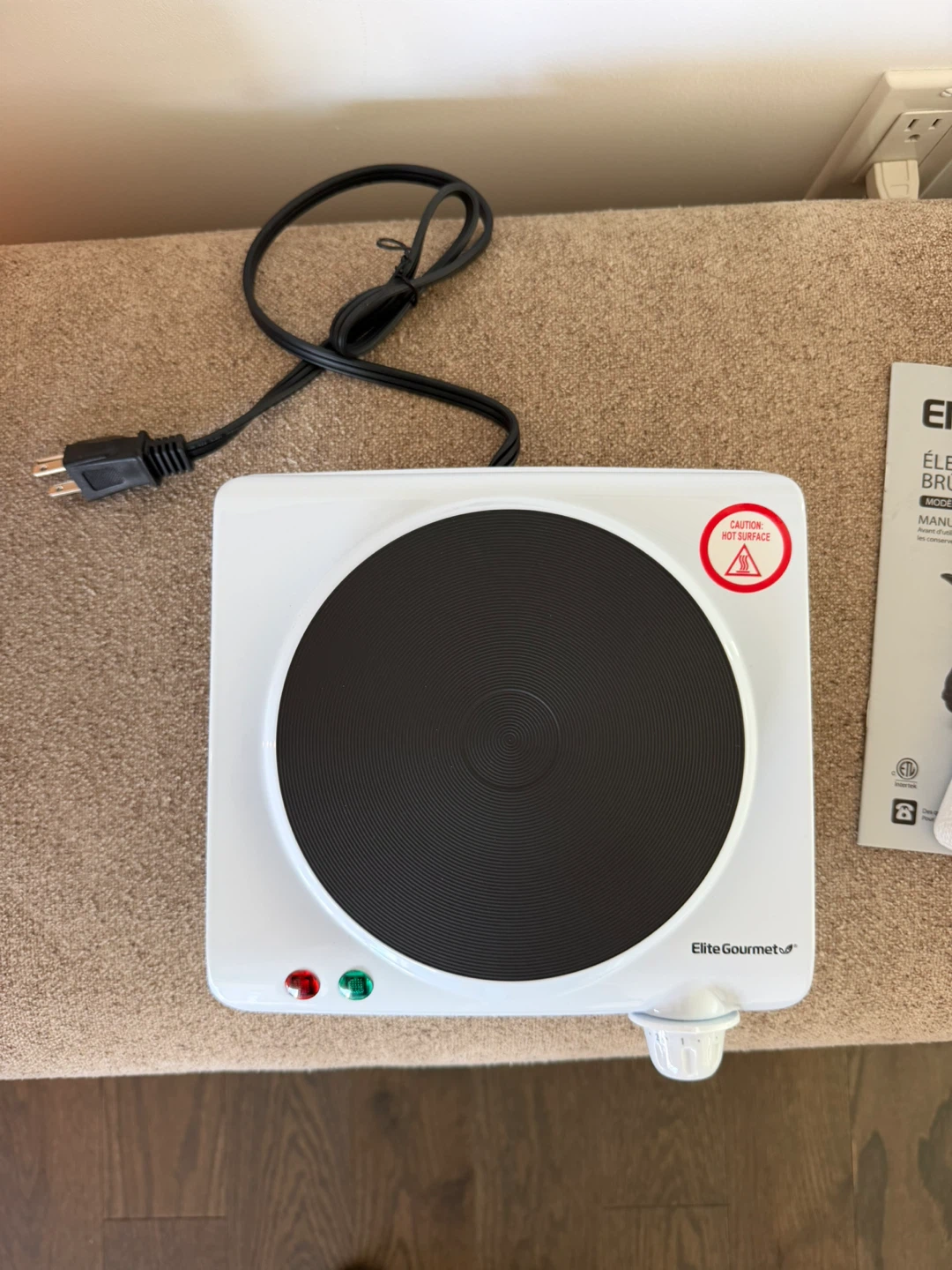 Brand New Elite Gourmet Single Electric Burner - photo 3