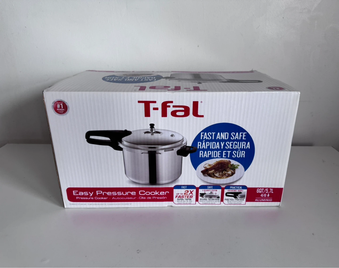 T-fal Easy Pressure Cooker 6.7L