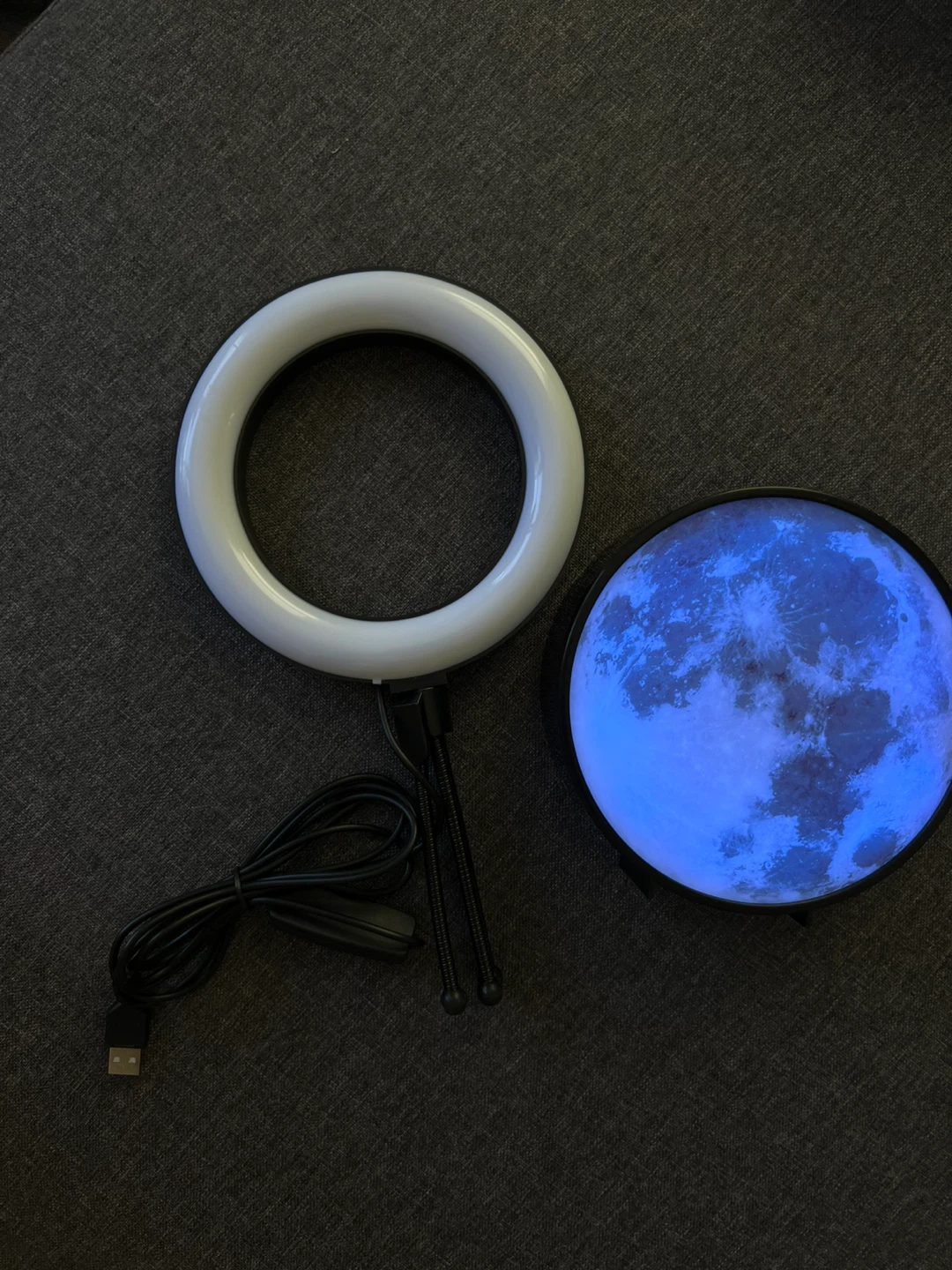 Ring Light with Moon Lamp and Tripod - photo 2