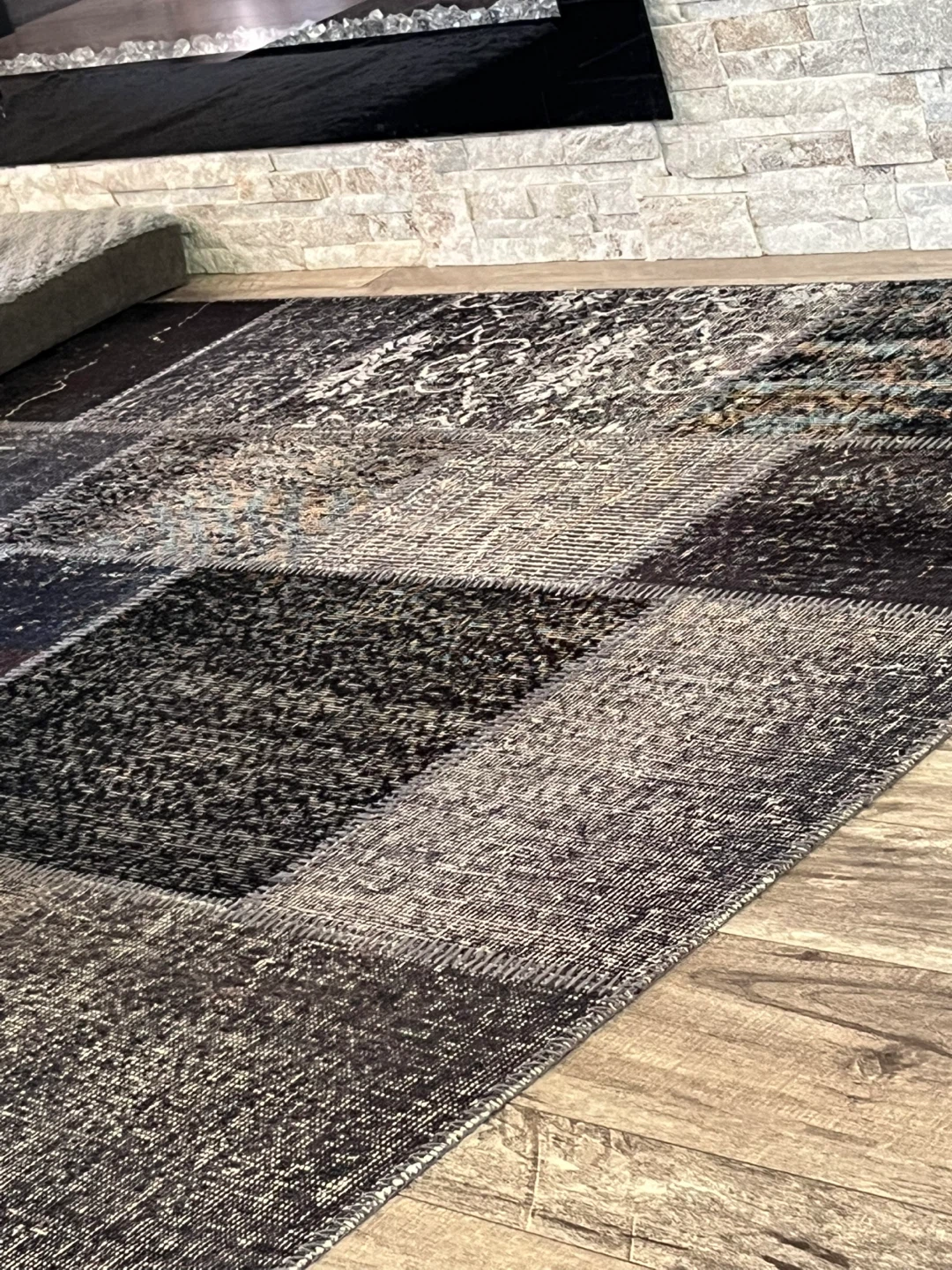 Patchwork Area Rug - photo 2