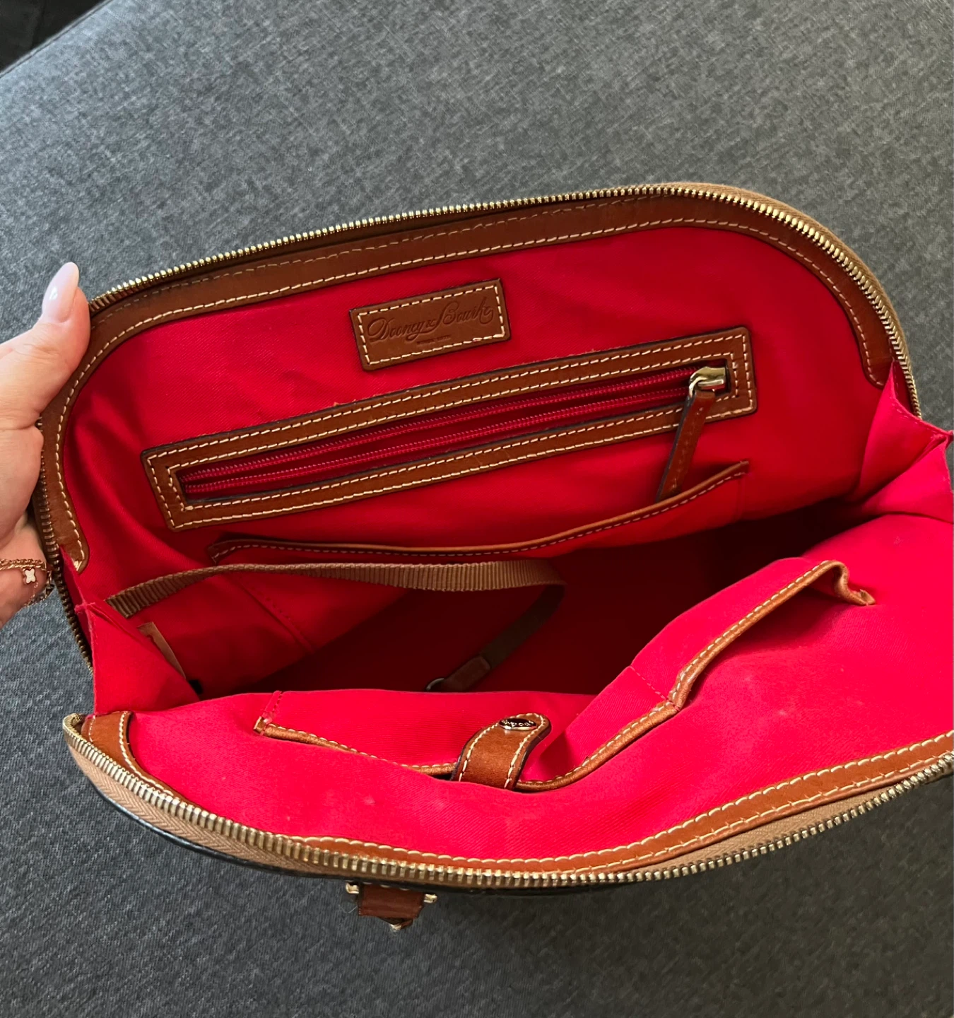 Dooney & Bourke Leather Satchel Handbag - photo 3