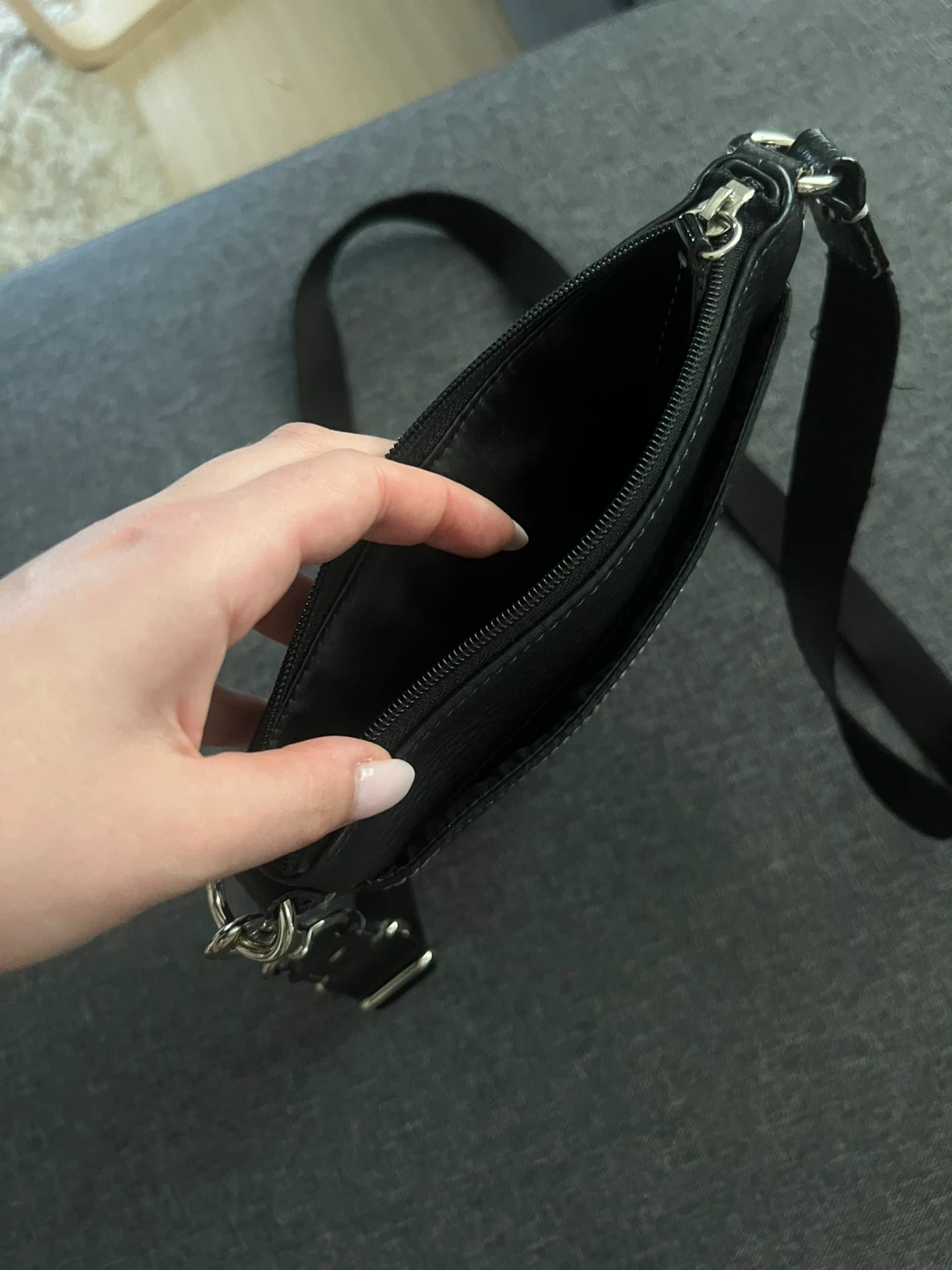 Coach Black Pebble Leather Crossbody Bag - photo 4