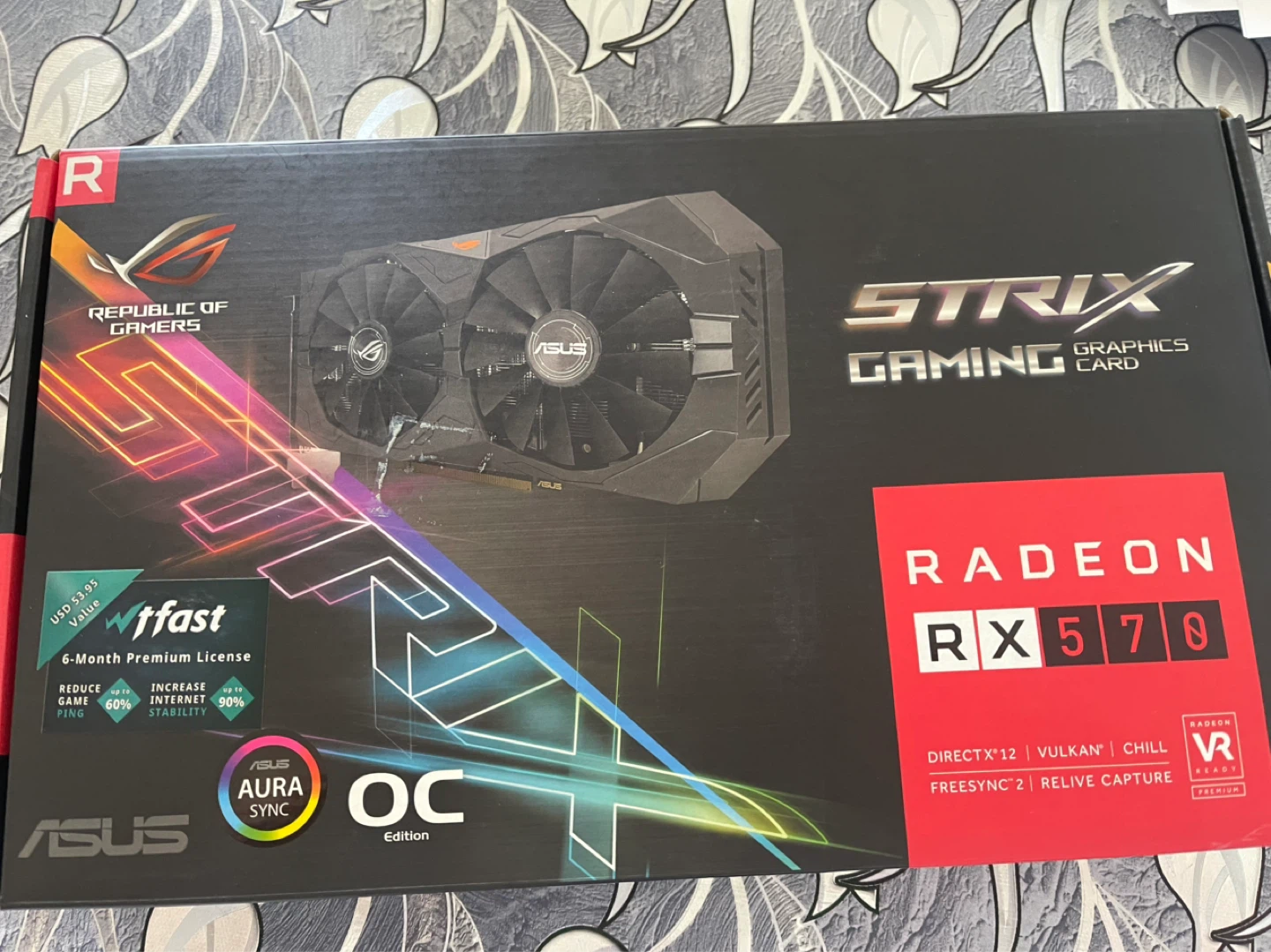 ASUS ROG Strix Radeon RX 570 OC 4gb
