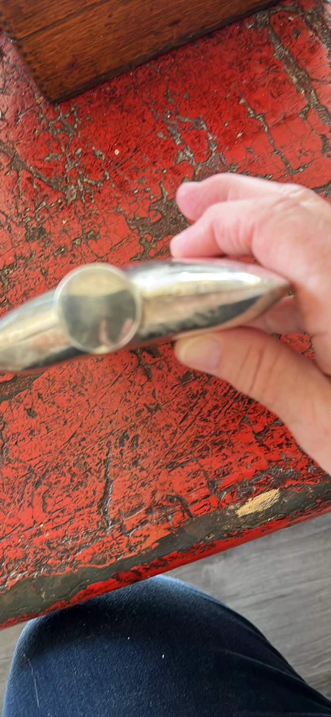 Vintage Silver plated copper Flask - photo 3