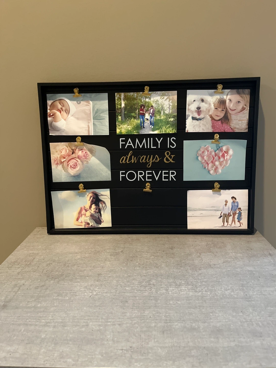 Black Family Photo Frame Collage - photo 2