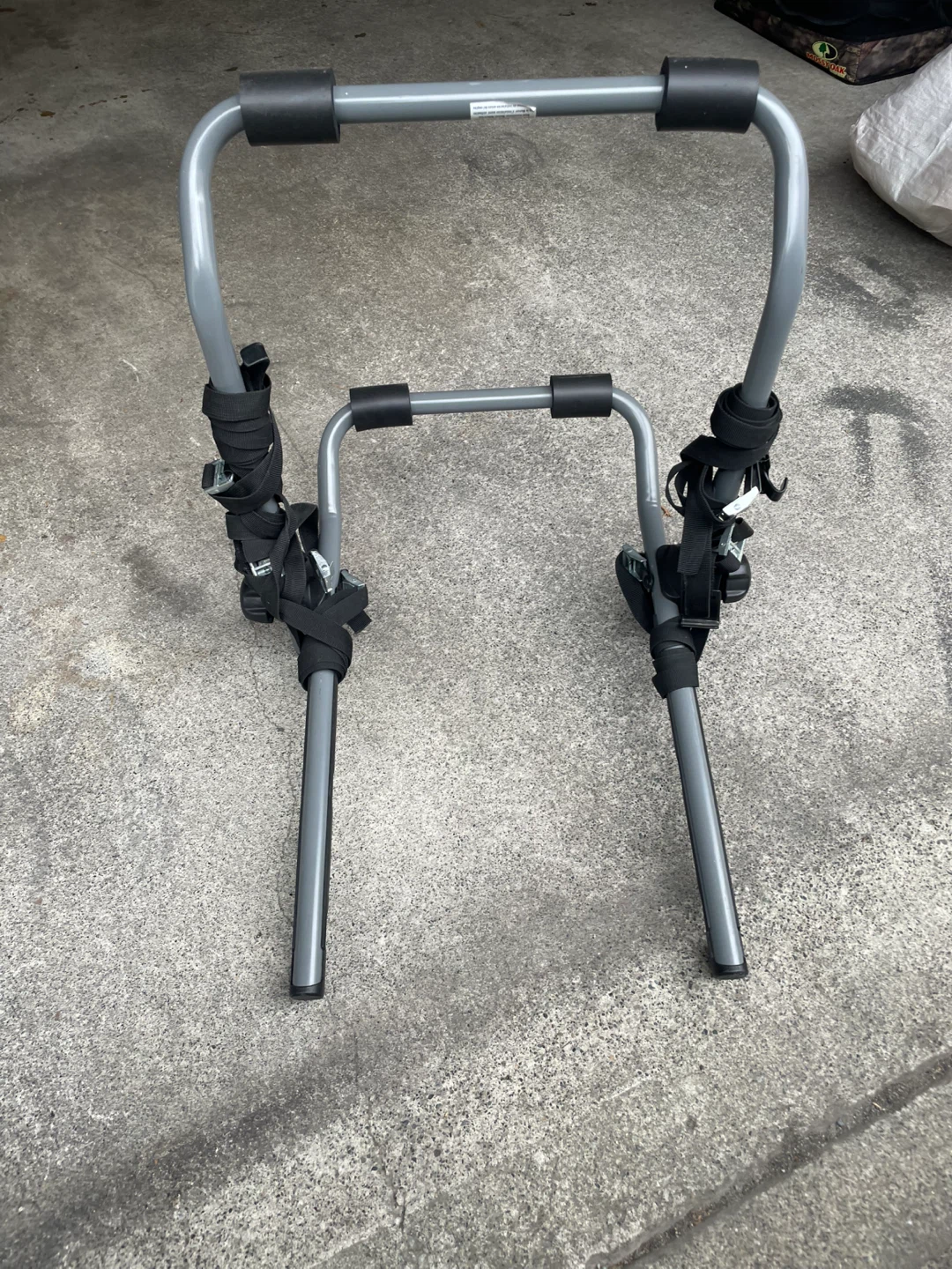 Grey Bike Rack Carrier