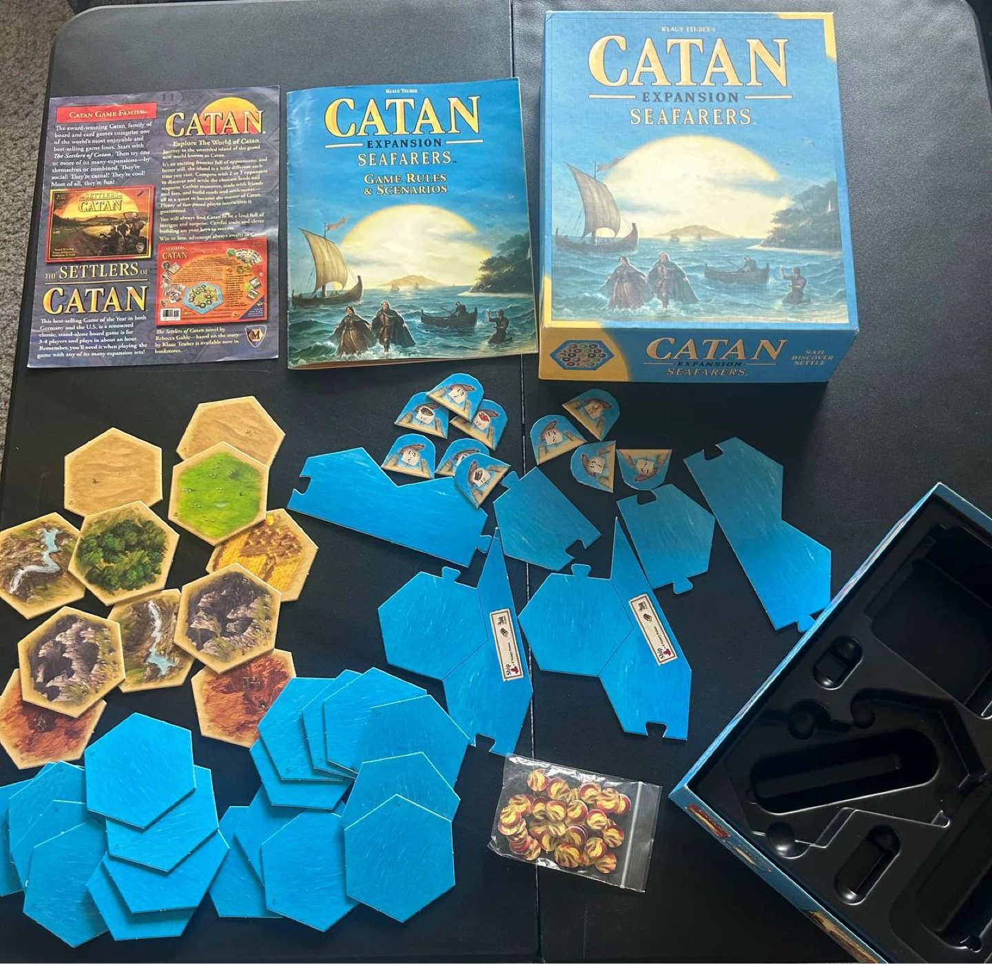Catan Seafarers expansion pieces missing