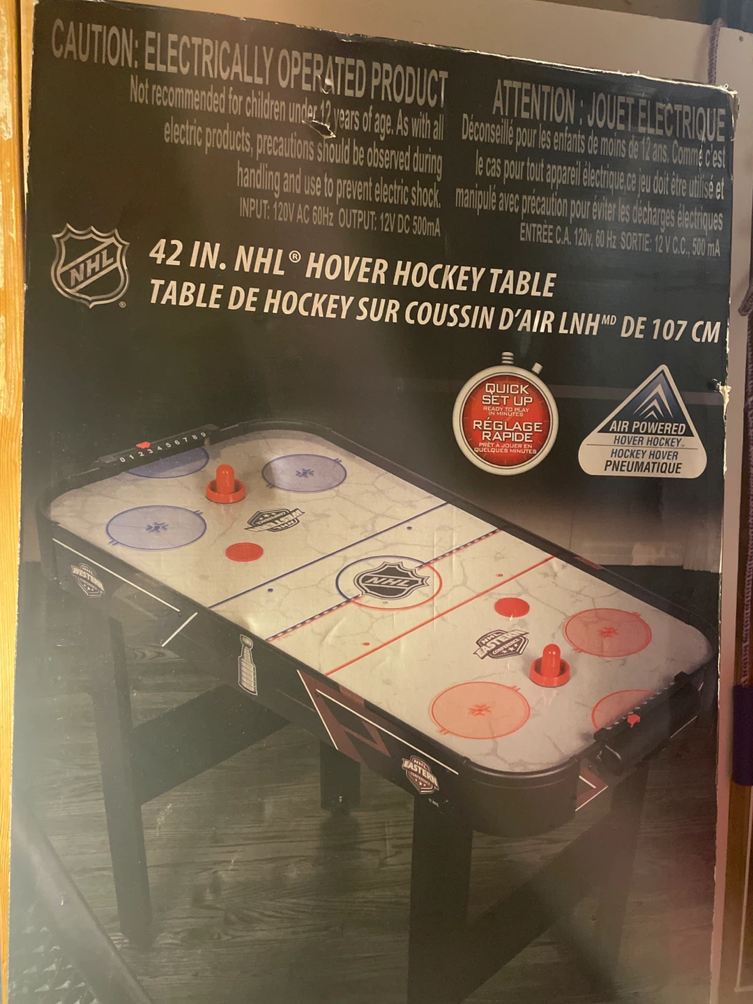 NHL 42 in. Hover Hockey Table
