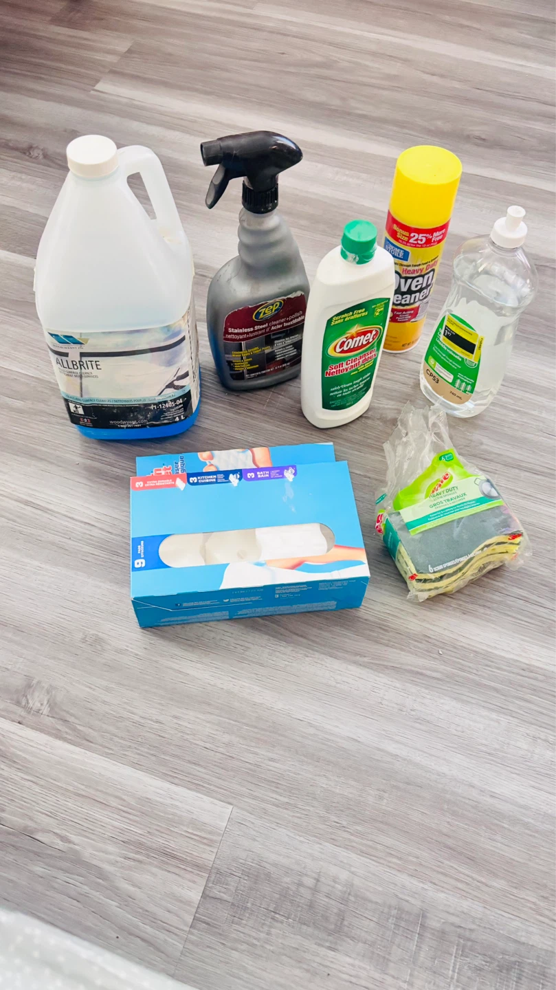 Assorted Cleaning Supplies Lot