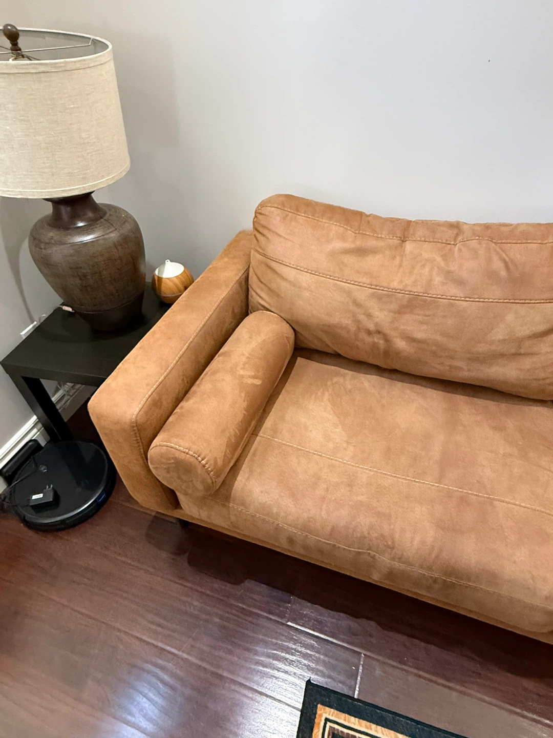 Caramel Suede Ashley by design Loveseat and sofa - photo 3