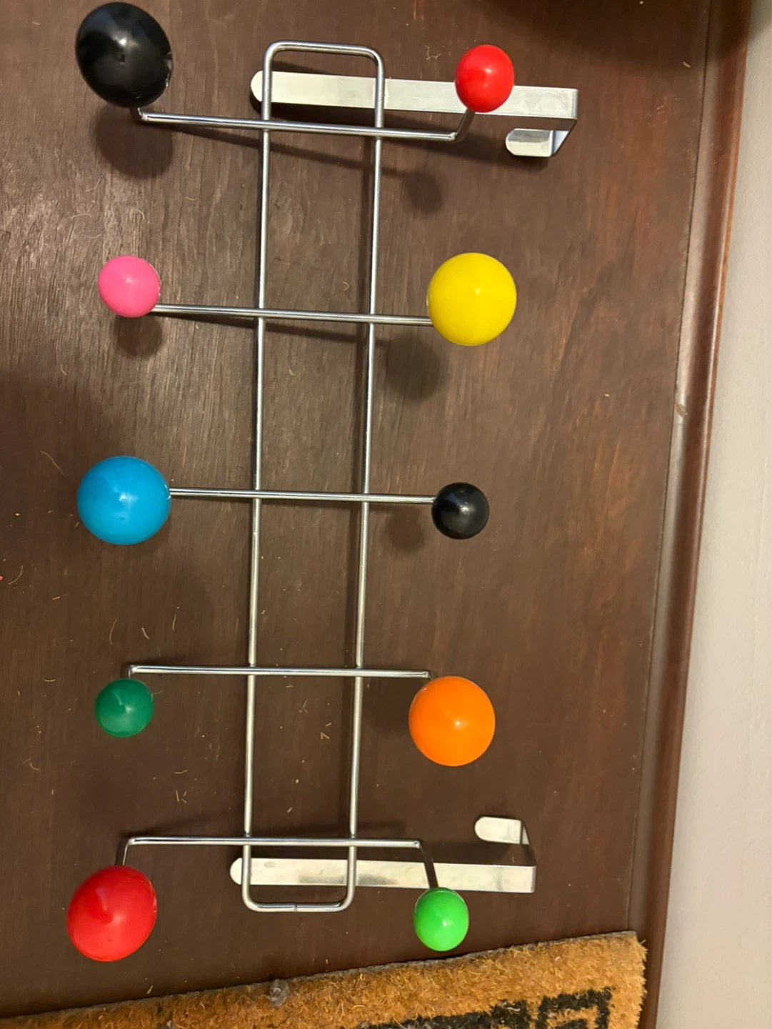 Multi-Color Ball Coat Rack