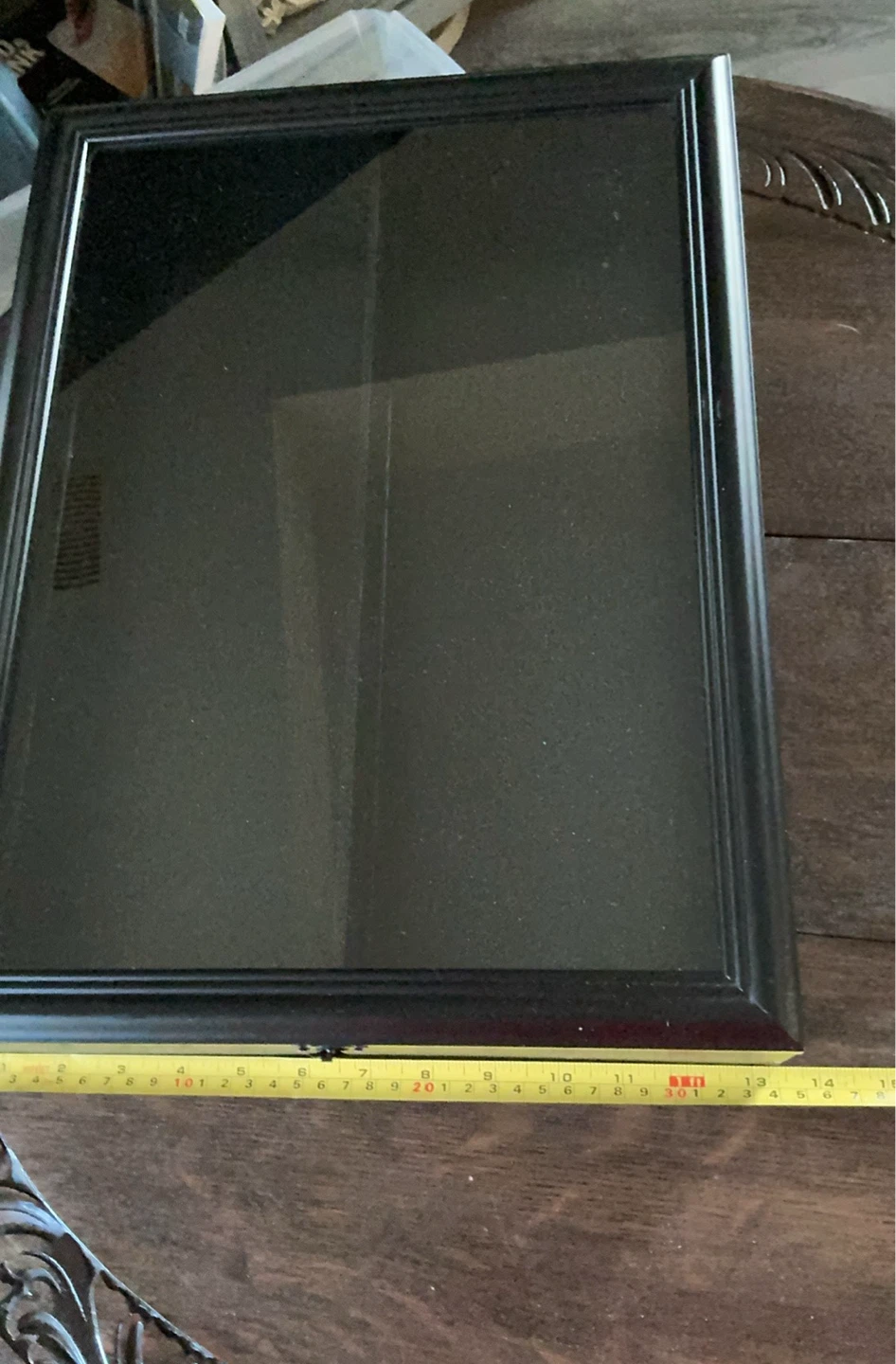 Black Shadow Box Display Case - photo 3