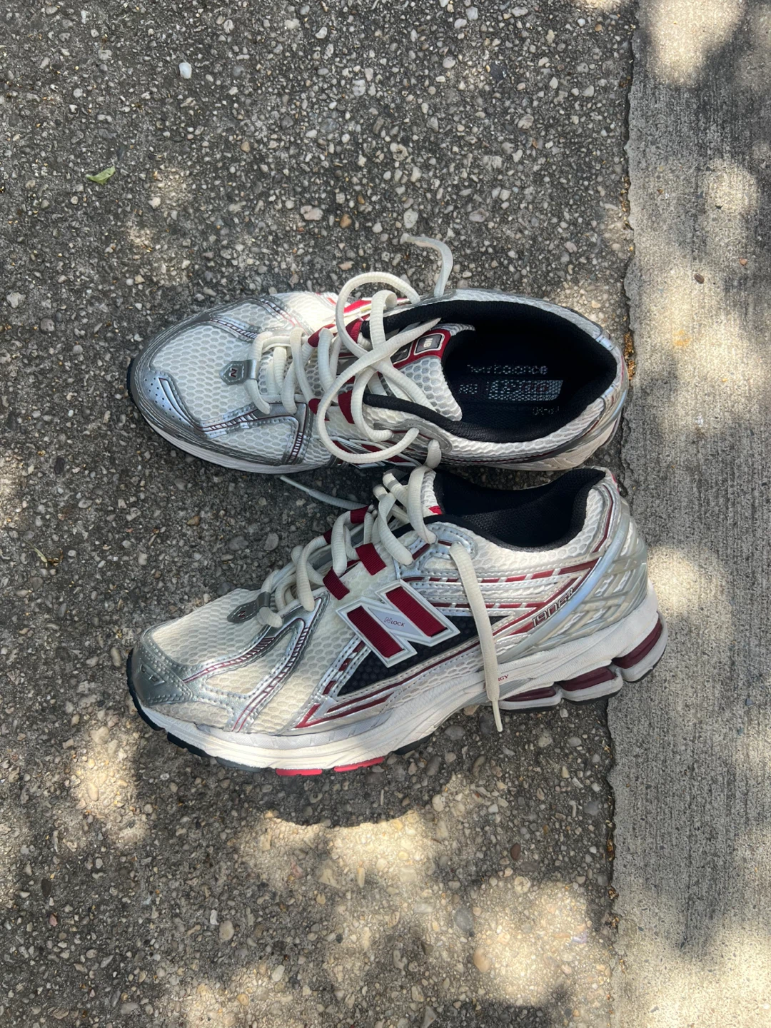 New Balance 1906R White Silver Red Sneakers